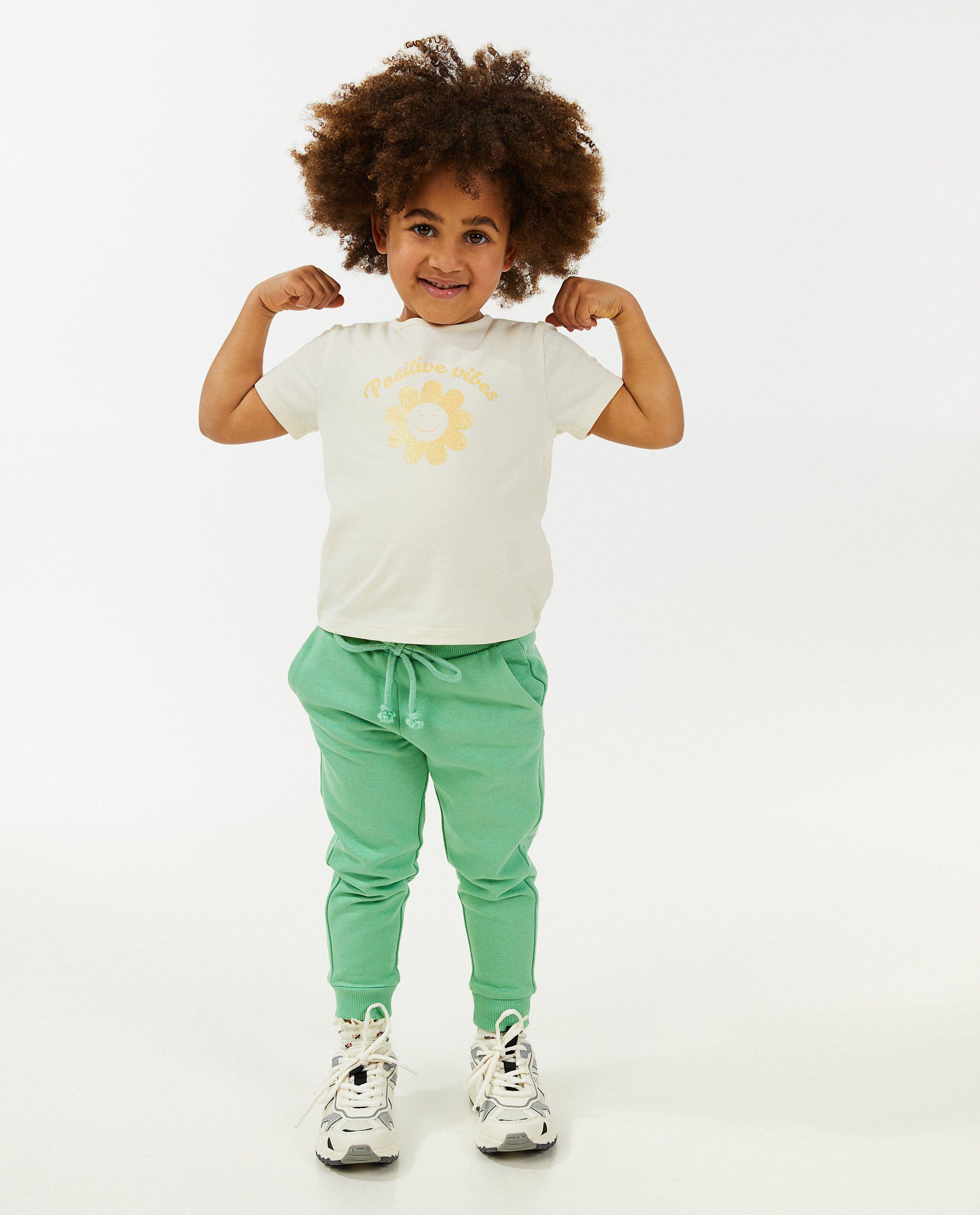 T-shirt met glitterprint - null - Besties