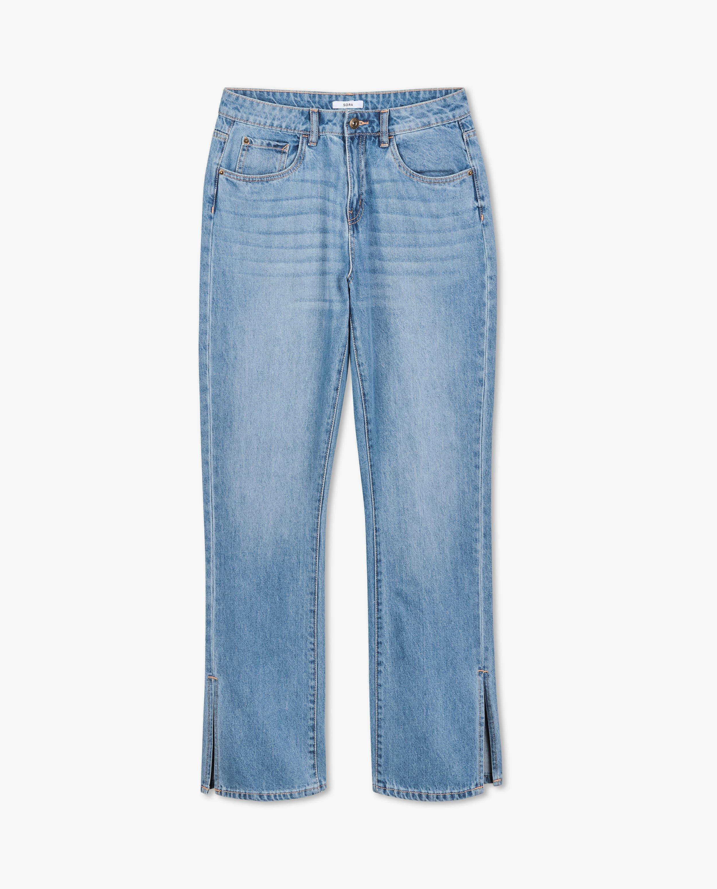 Jeans - Blauwe jeans, 70's straight fit