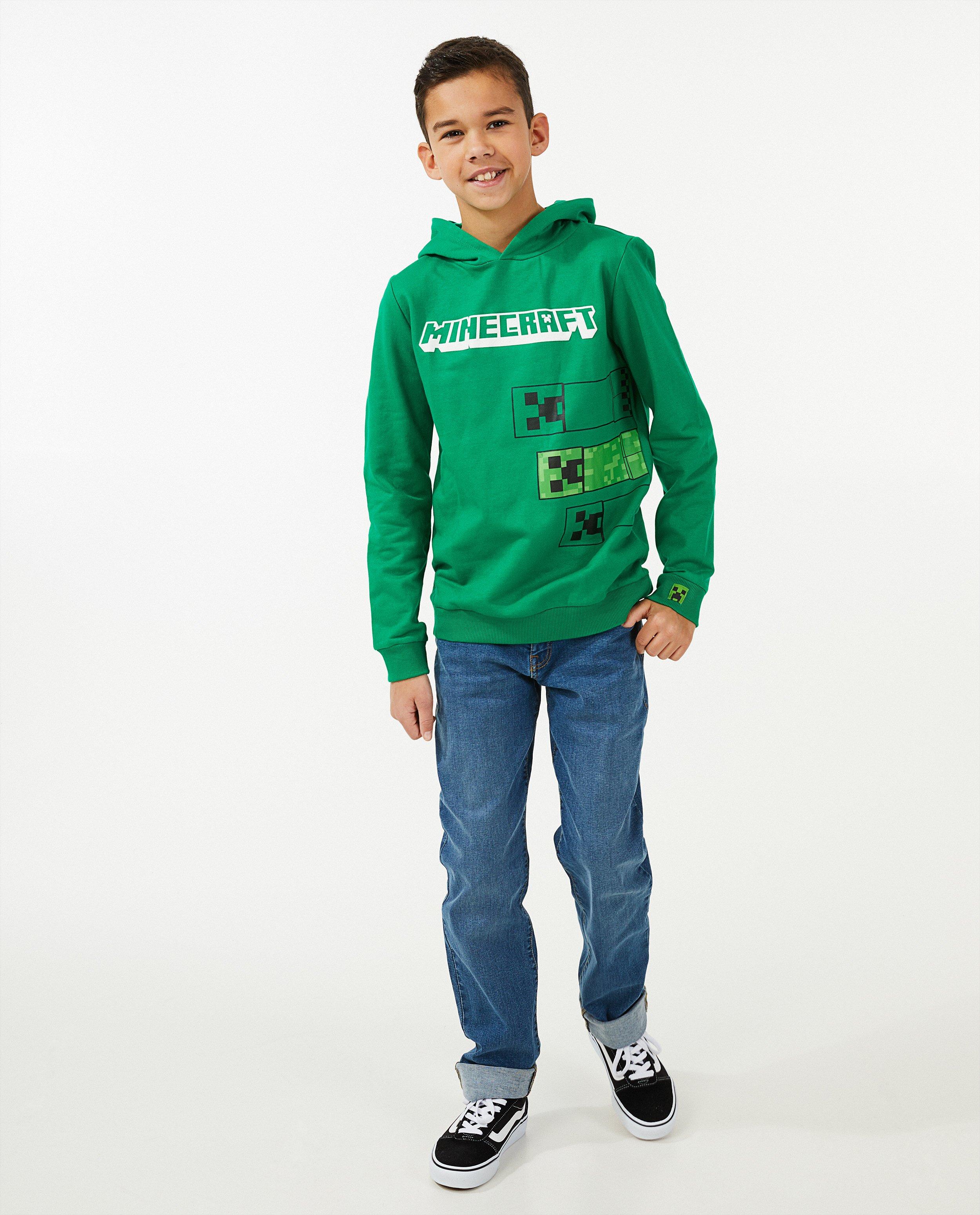 Groene Minecraft hoodie - Product Detail - lichtgroen - afbeelding nummer 1