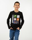 Sweats - T-shirt noir à manches longues, Minecraft