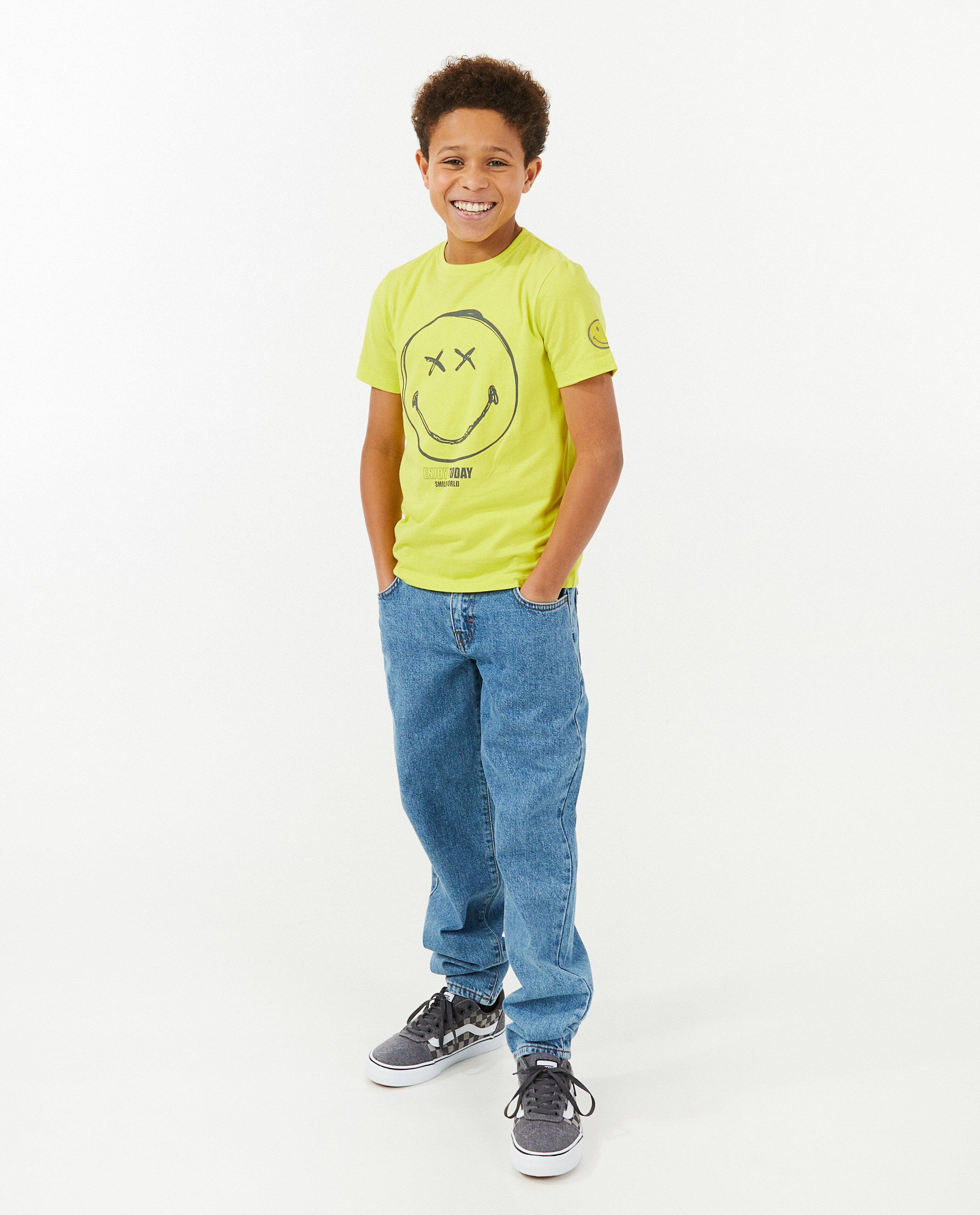T-shirt à imprimé à smileys - null - Smiley World