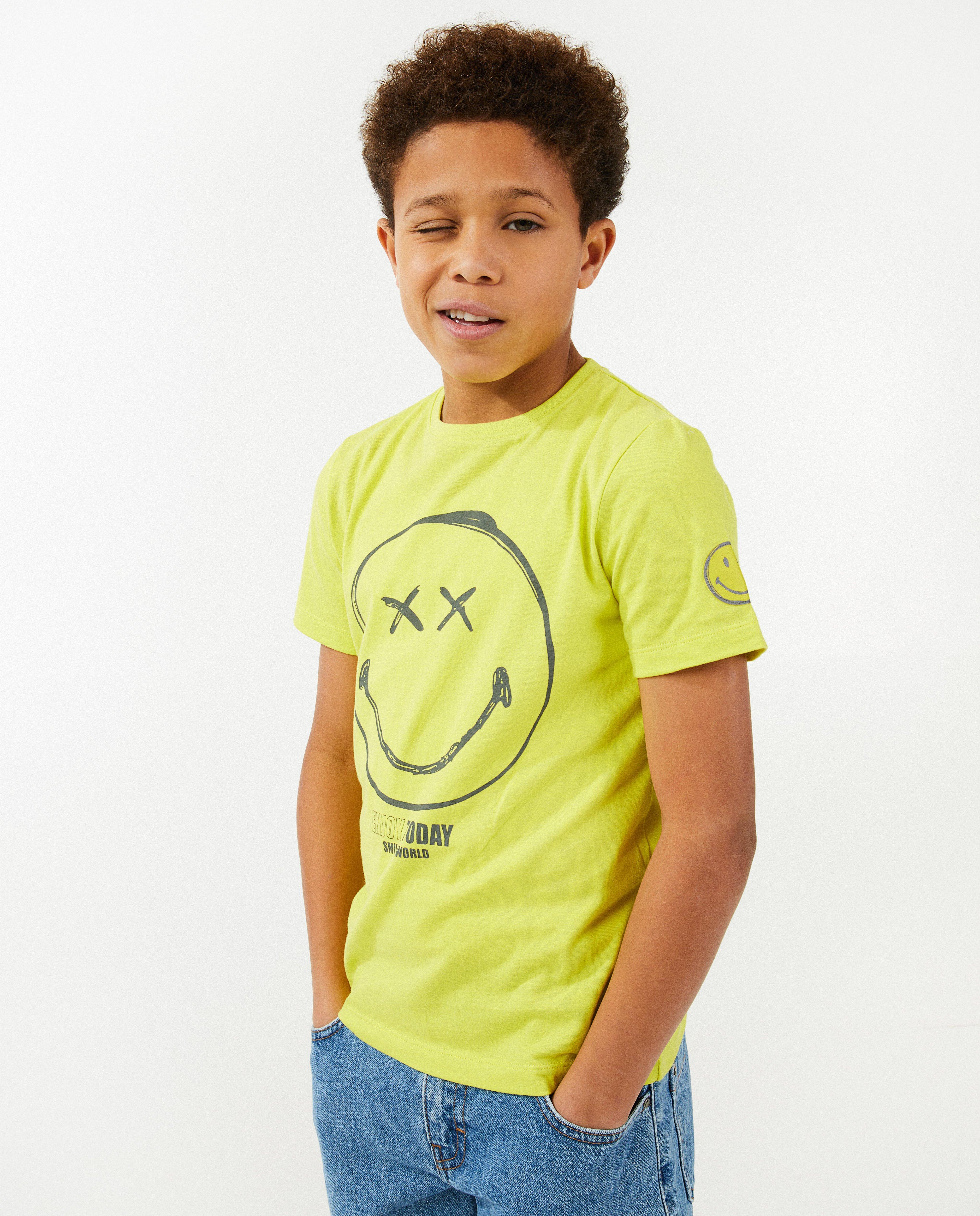 T-shirts - T-shirt à imprimé à smileys