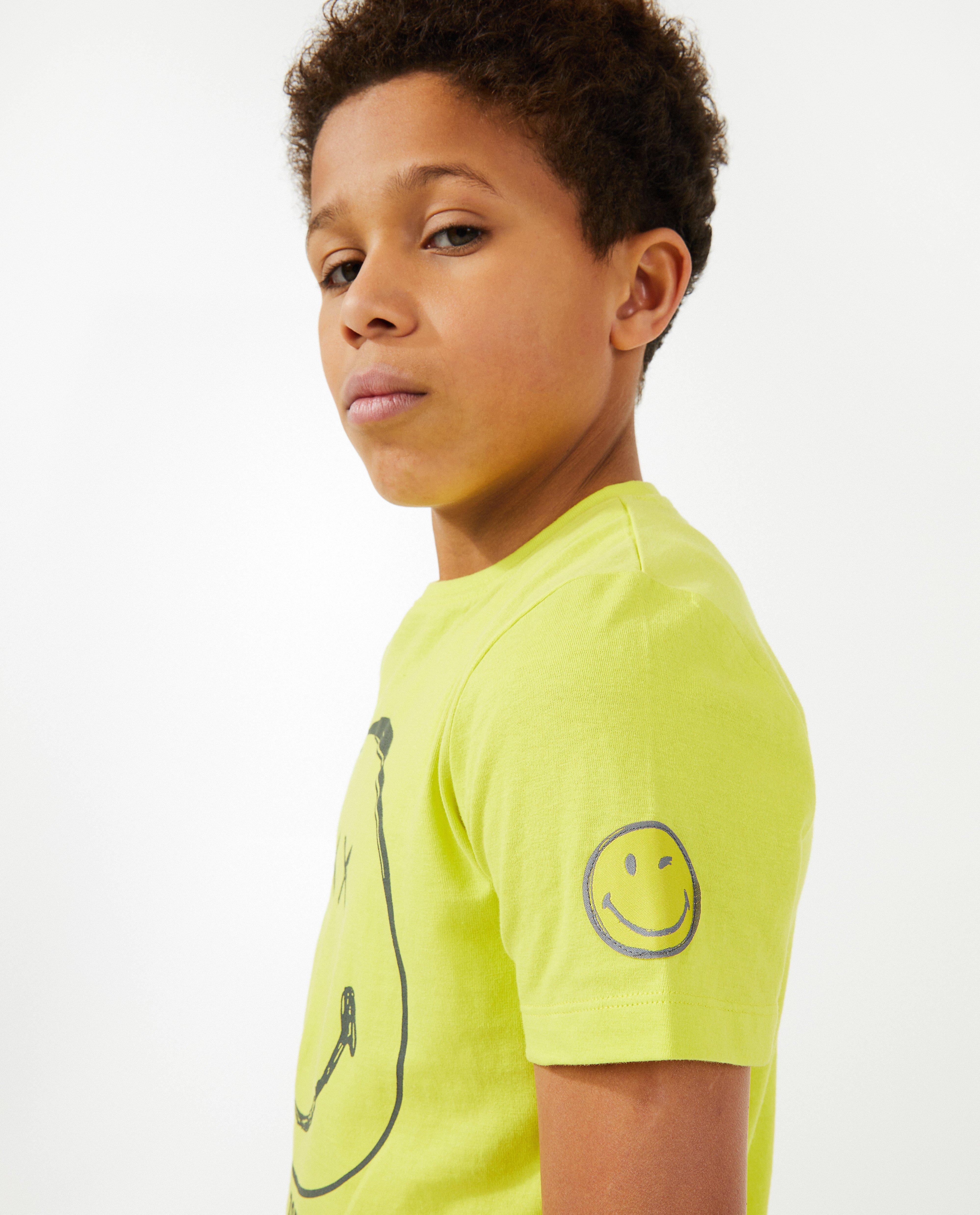 T-shirts - T-shirt met smileyprint