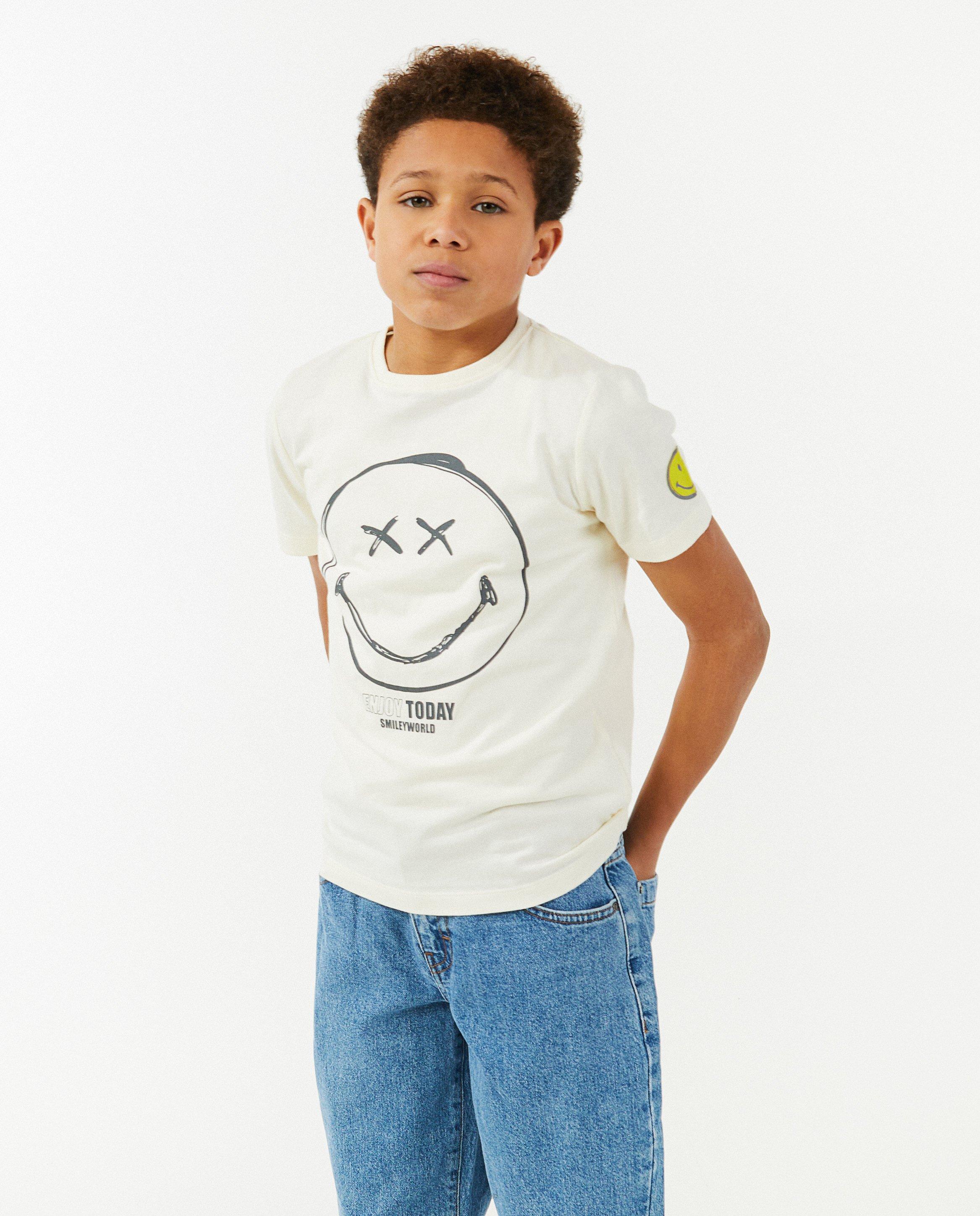 T-shirts - T-shirt à imprimé à smileys