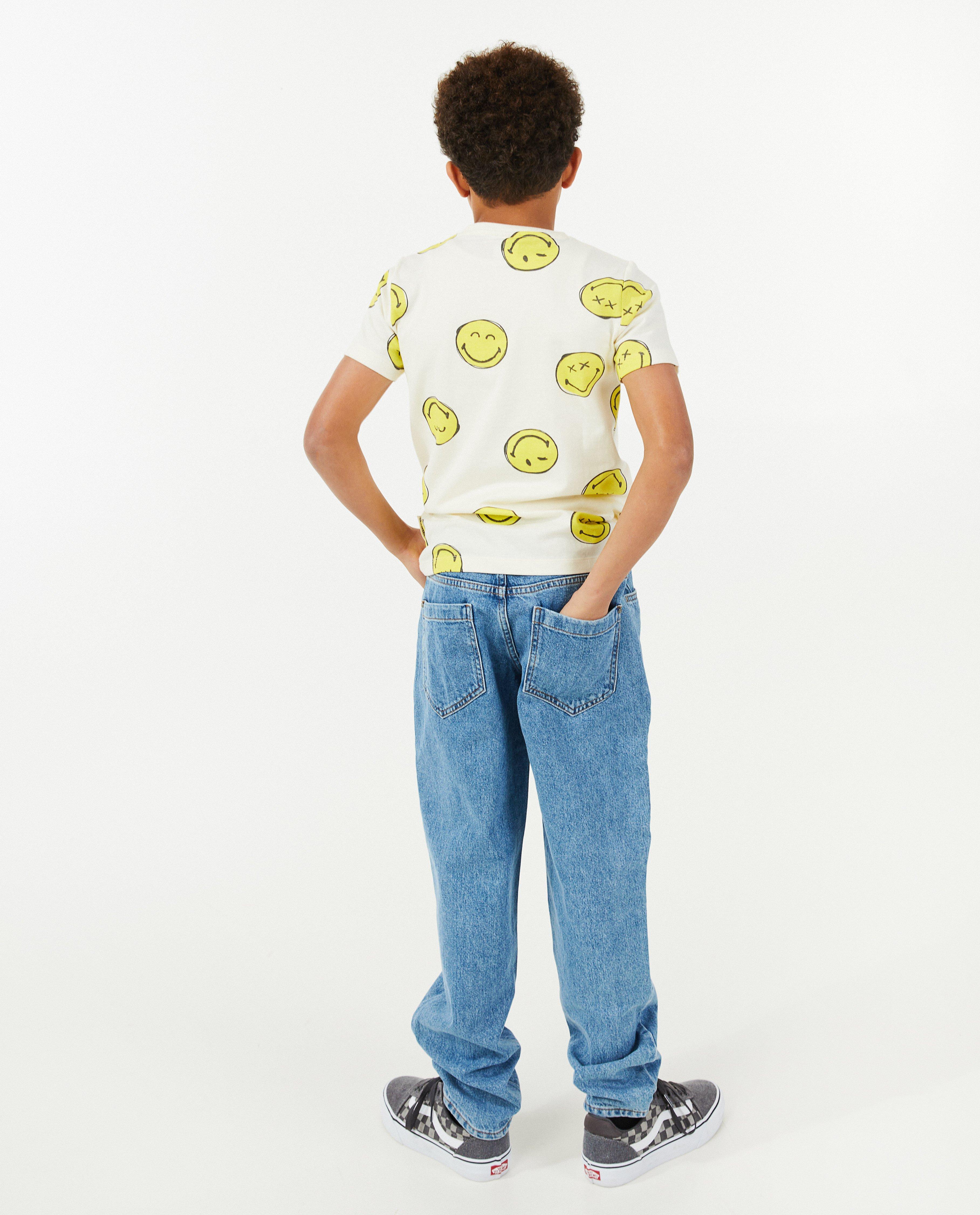 T-shirts - T-shirt met smileyprint