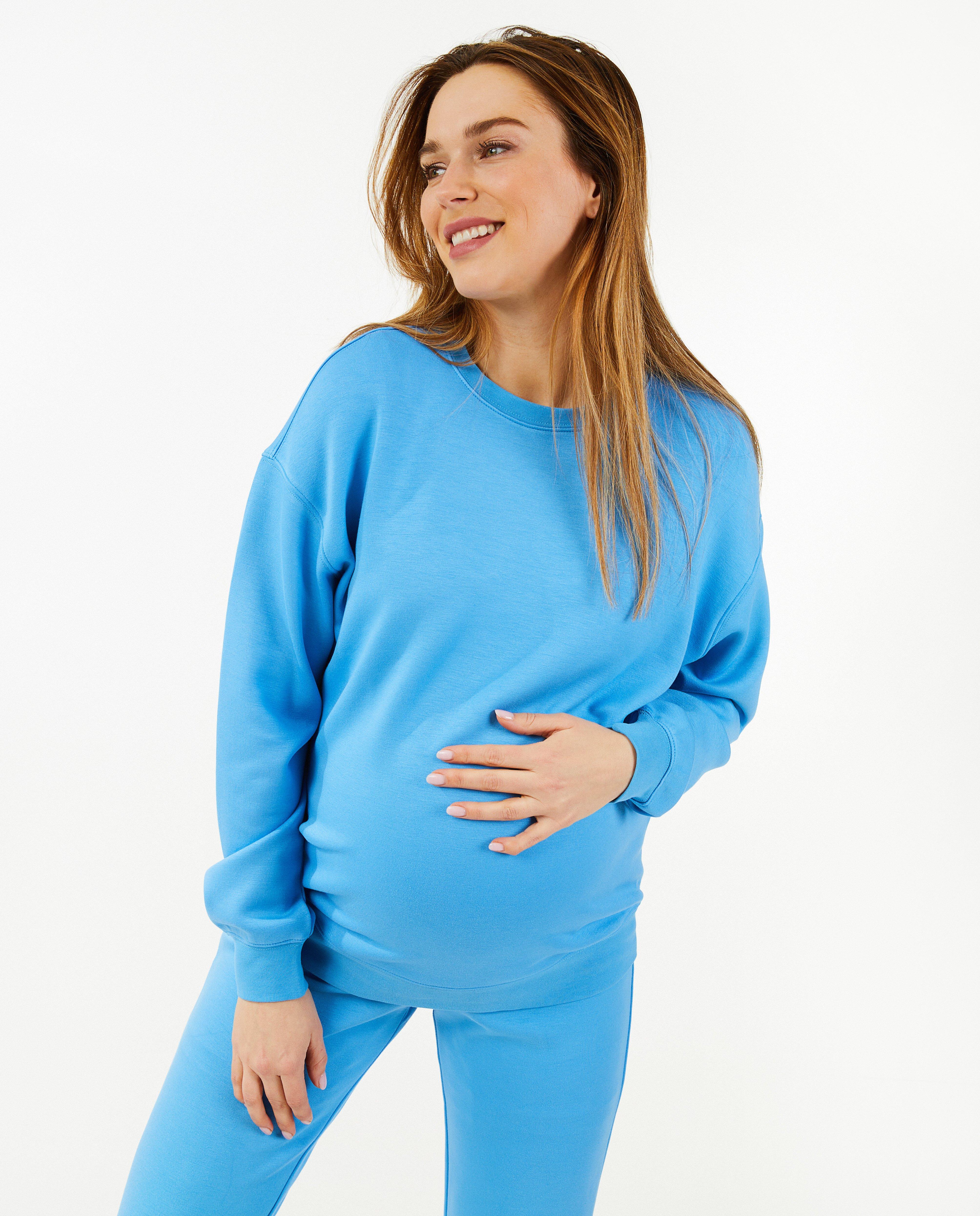 Roze zwangerschapssweater - Product Detail - blauw - afbeelding nummer 3