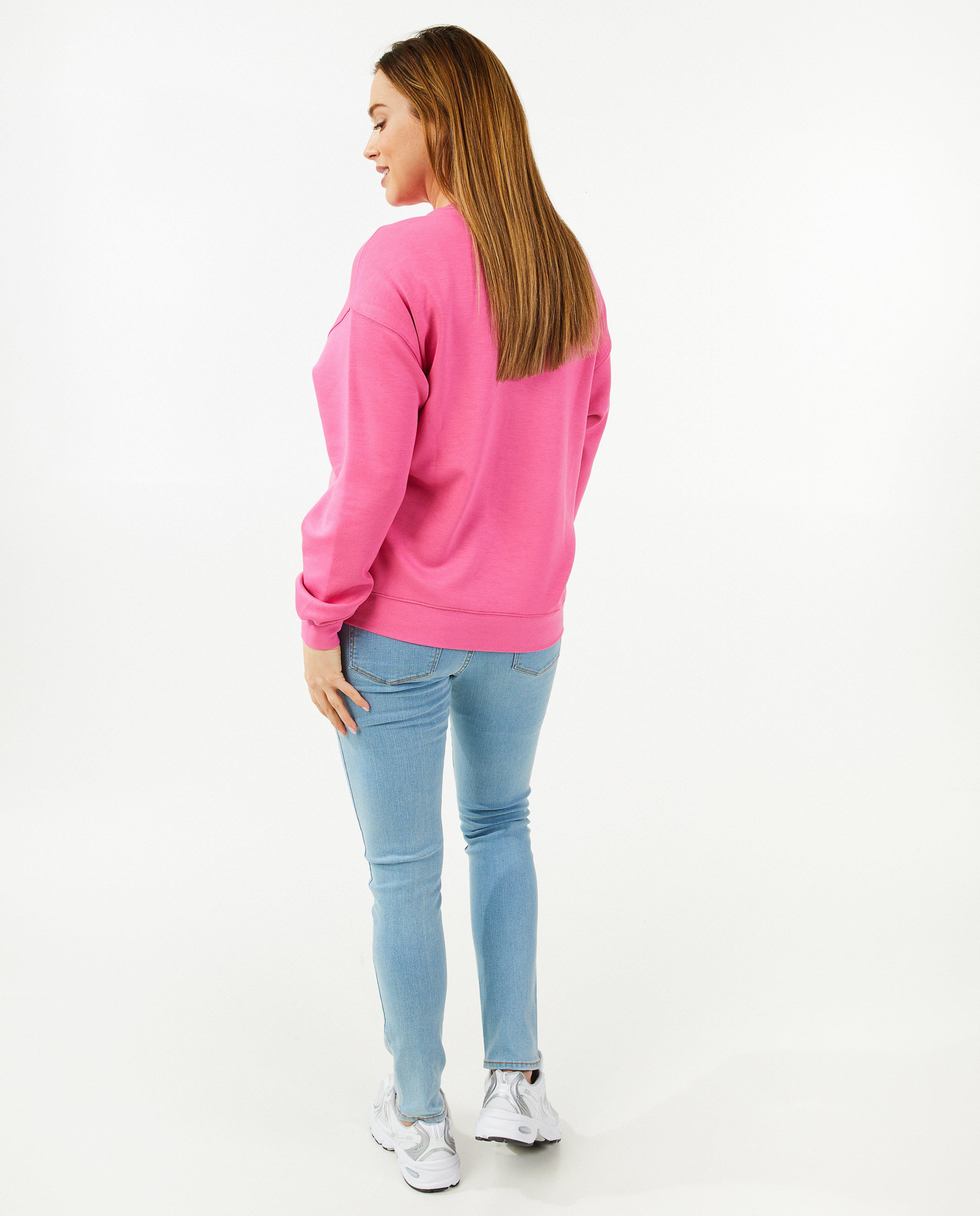 Roze zwangerschapssweater - Product Detail - oudroze - afbeelding nummer 3