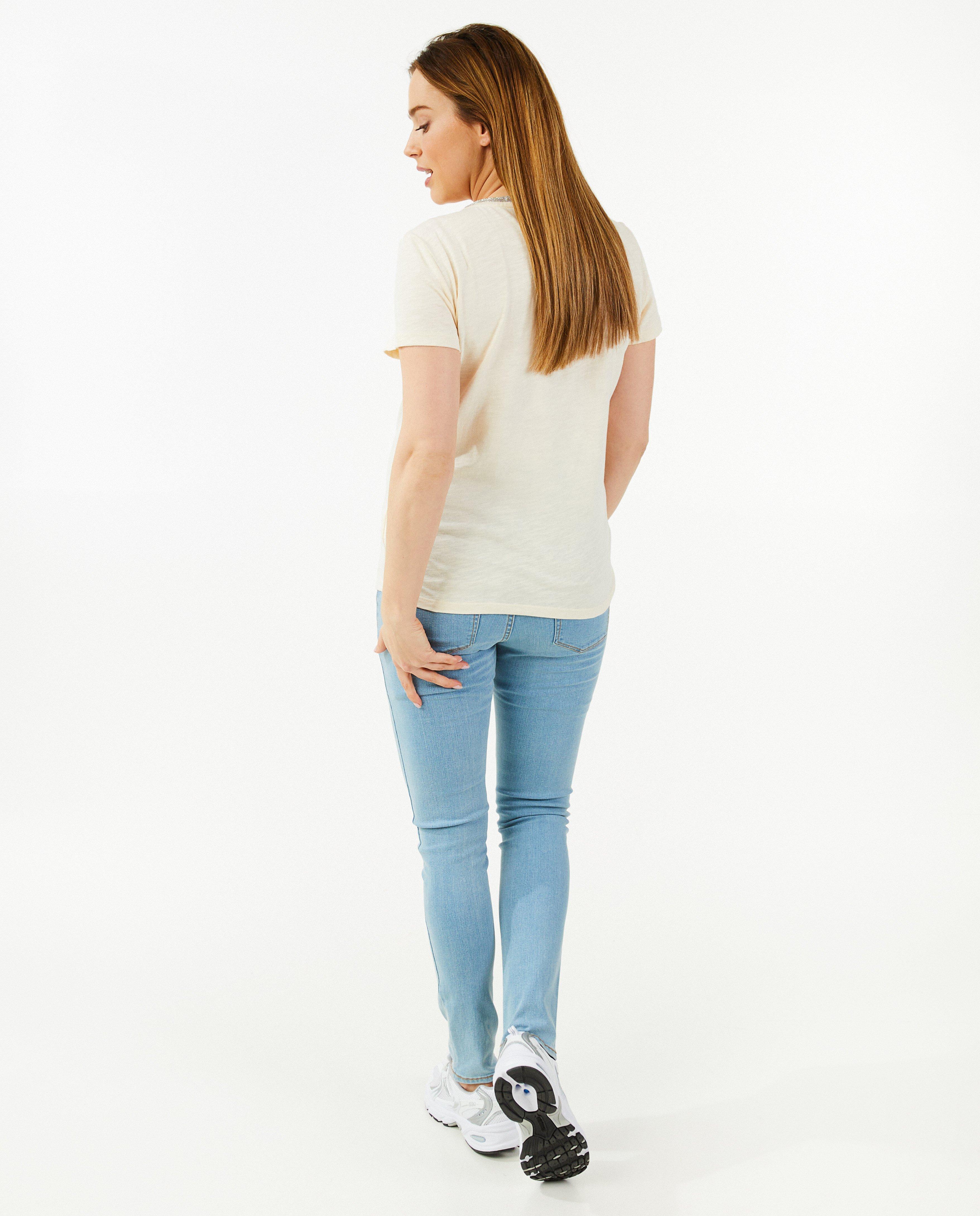 T-shirts - Zwangerschaps-T-shirt met kraaltjes