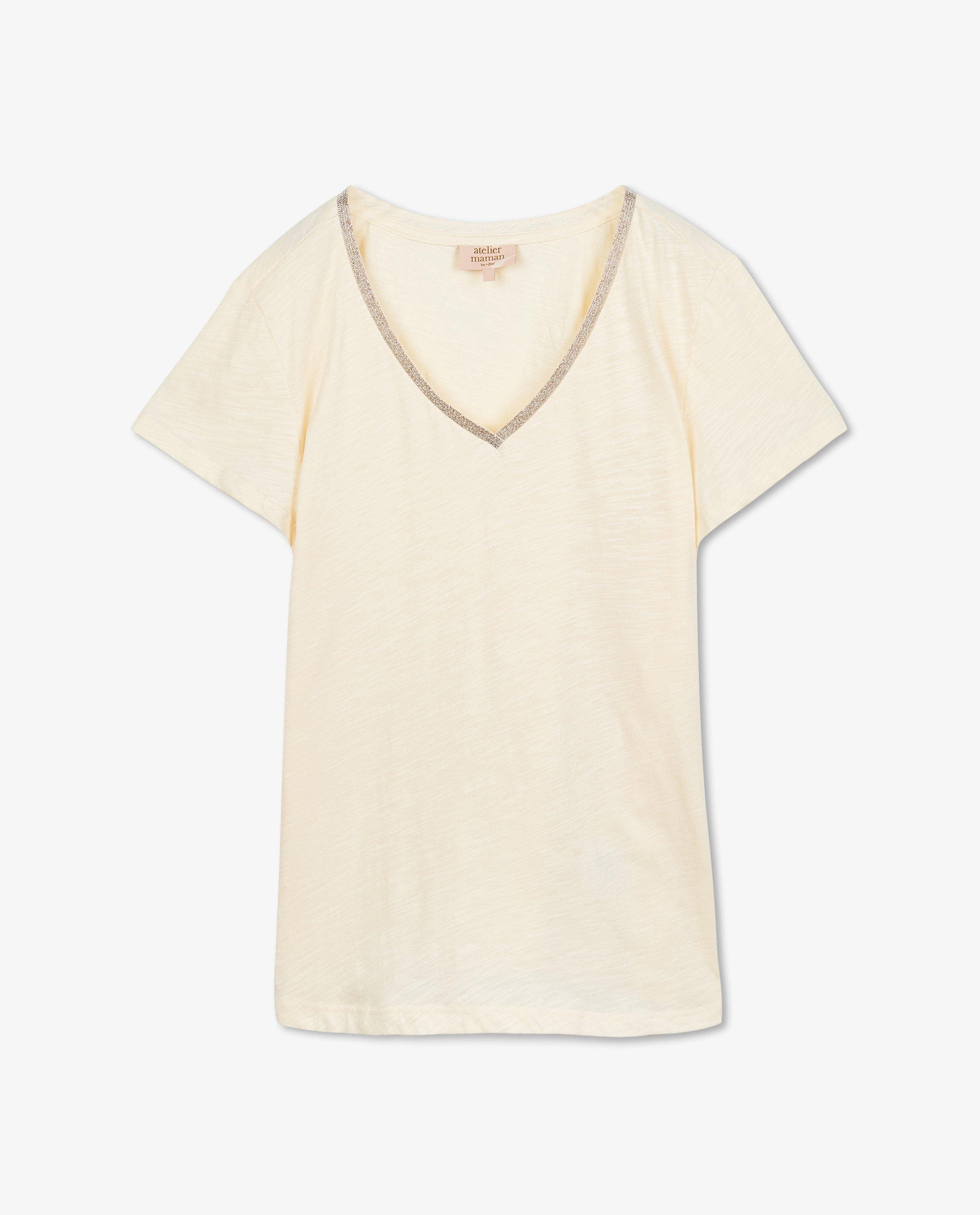 T-shirts - Zwangerschaps-T-shirt met kraaltjes