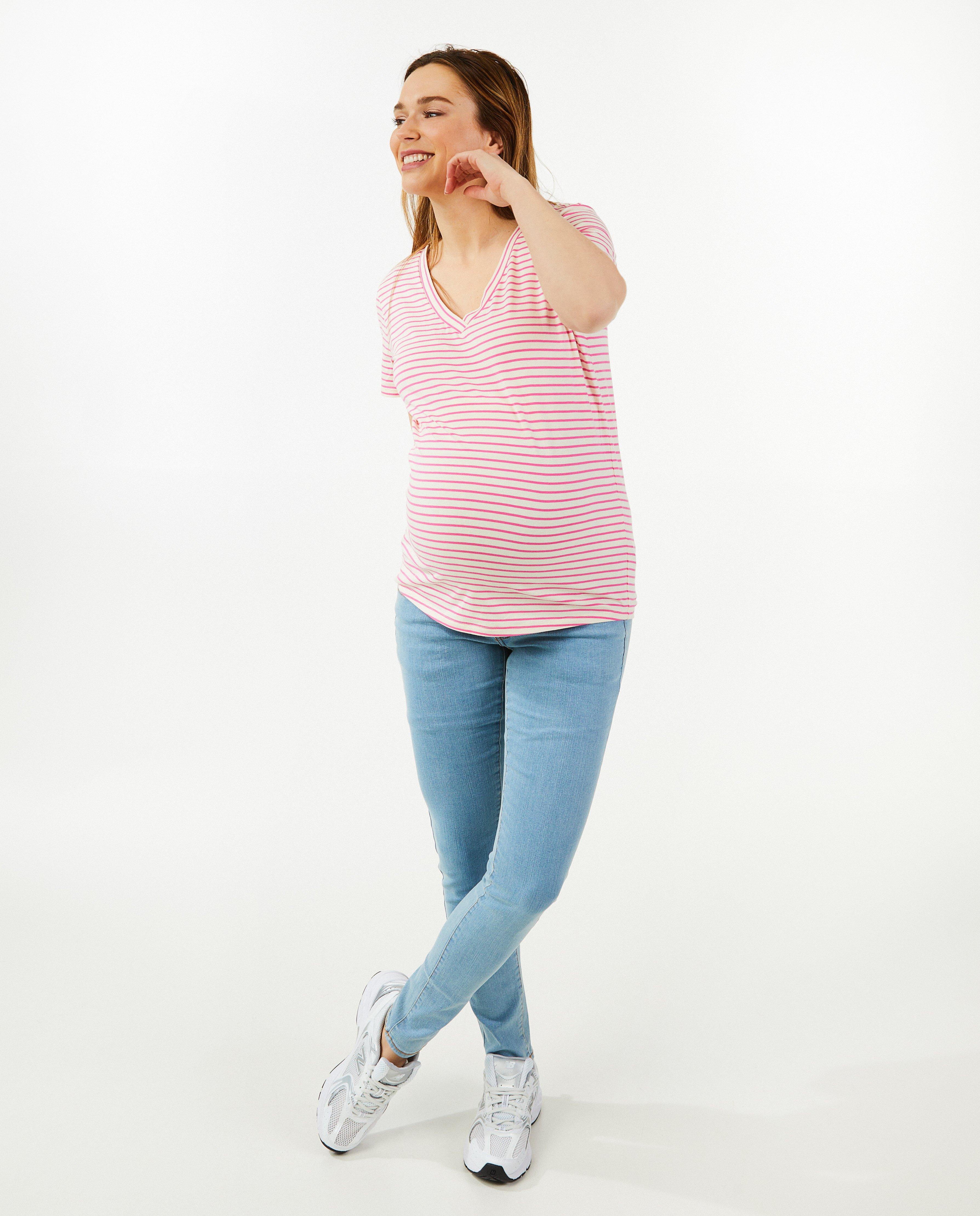 Jeans de grossesse bleu, coupe skinny - null - Atelier Maman