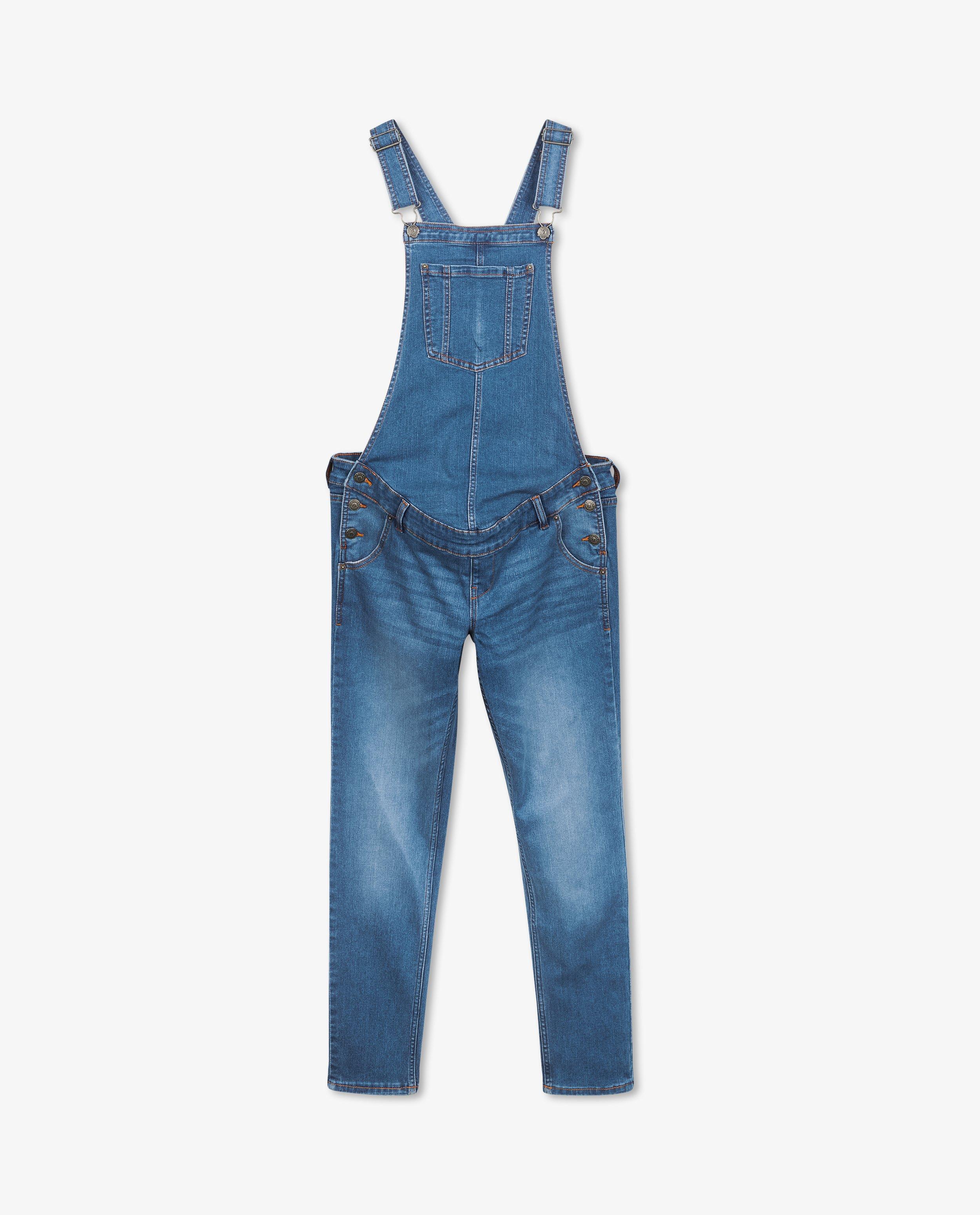 Jumpsuit - Blauwe jeanssalopette, zwangerschap