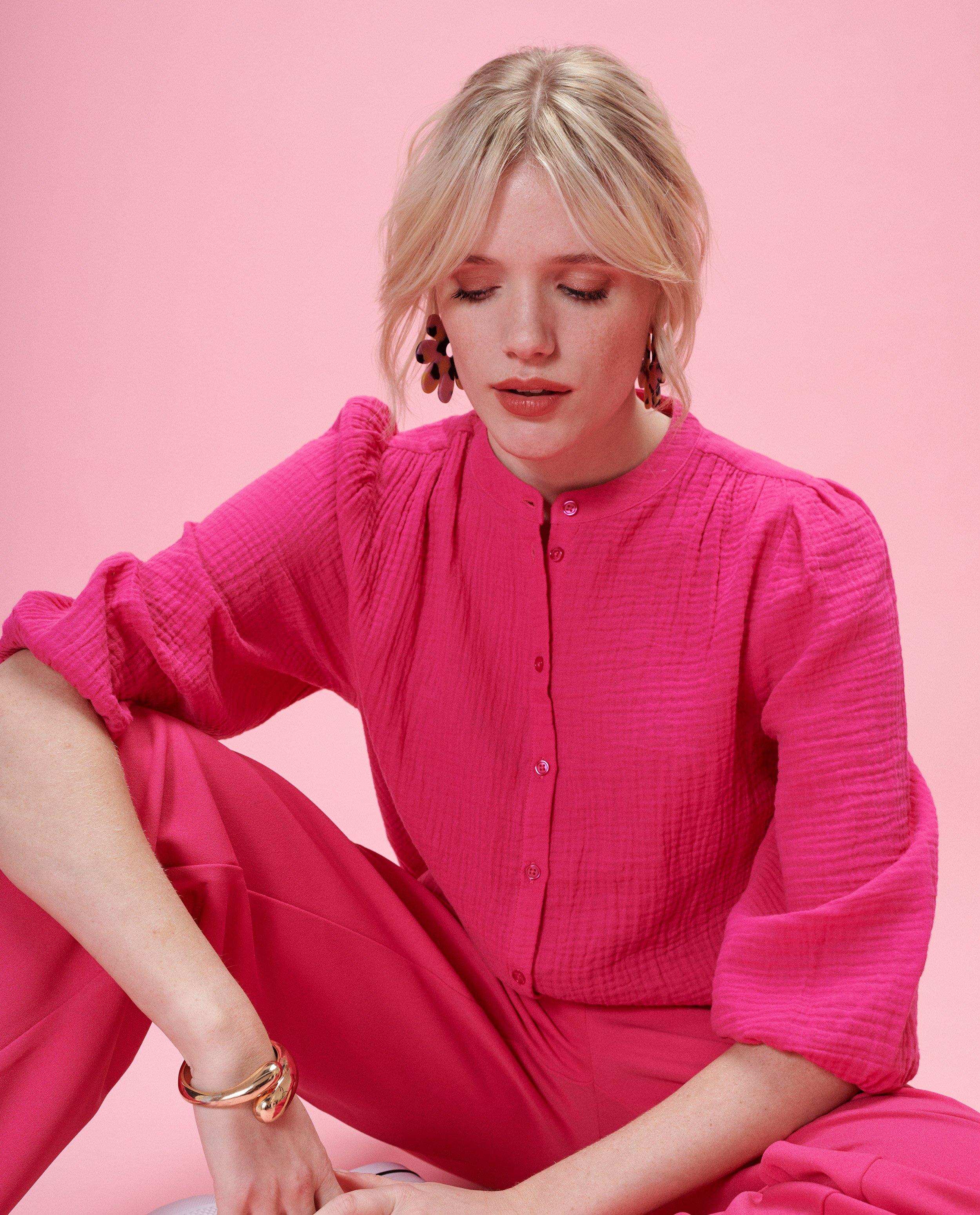 Blouse van tetra - null - Sora