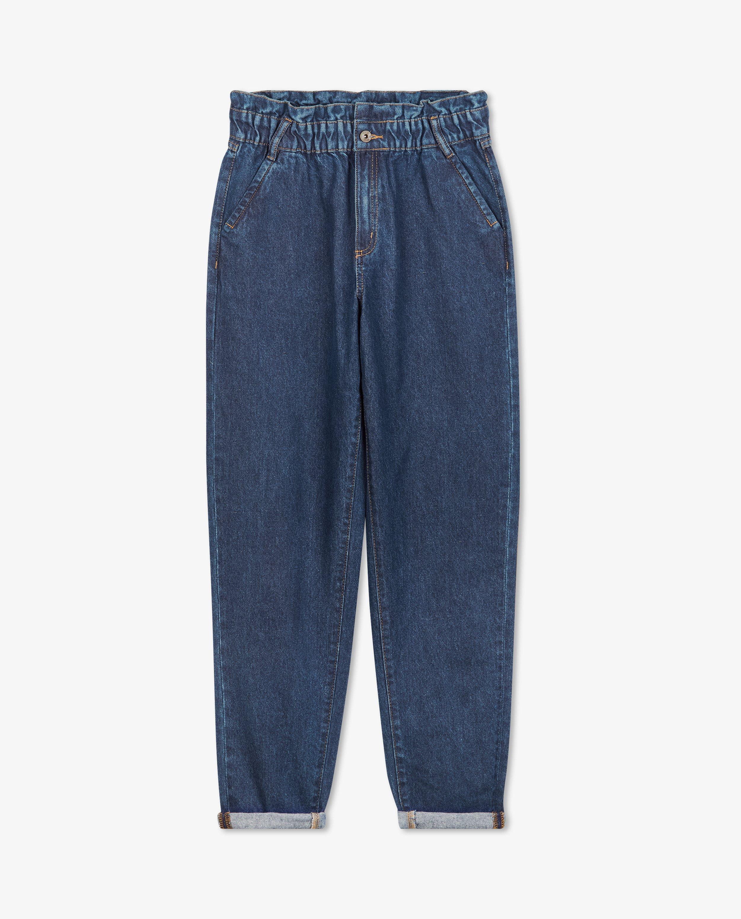 Jeans - Jeans bleu foncé, coupe baggy