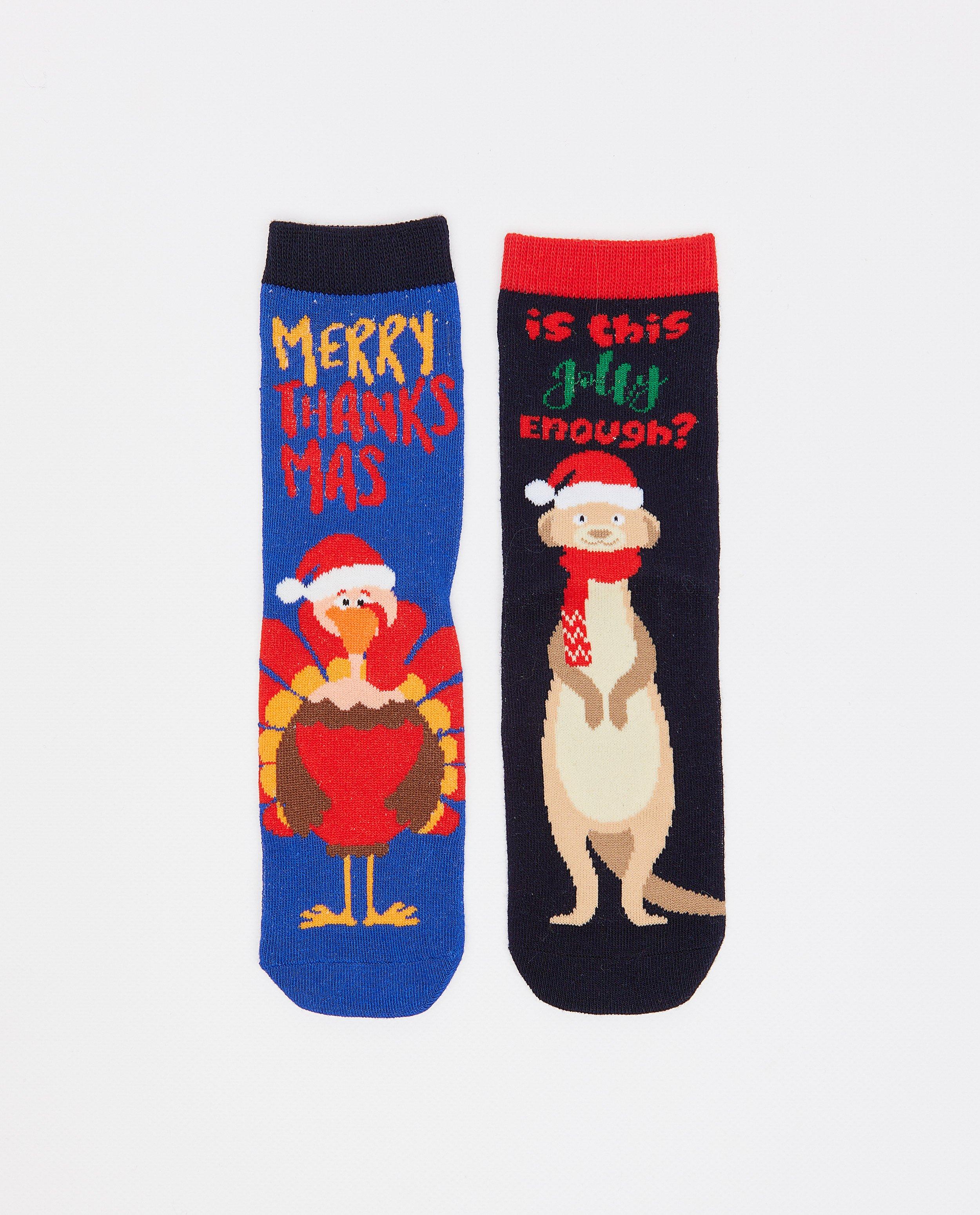 2-pack met kerstkousen - null - Fish & Chips