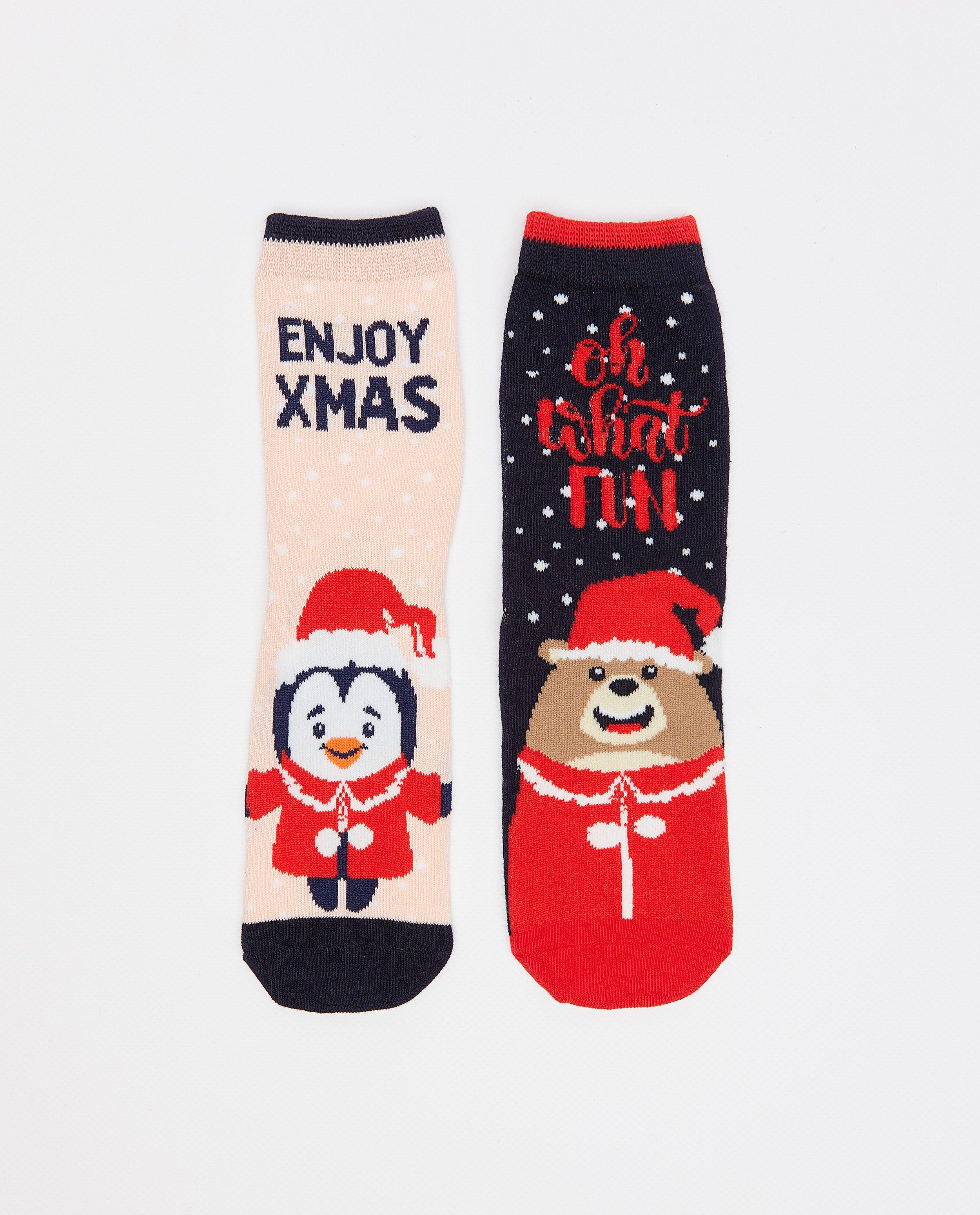 2-pack met kerstkousen - null - Fish & Chips