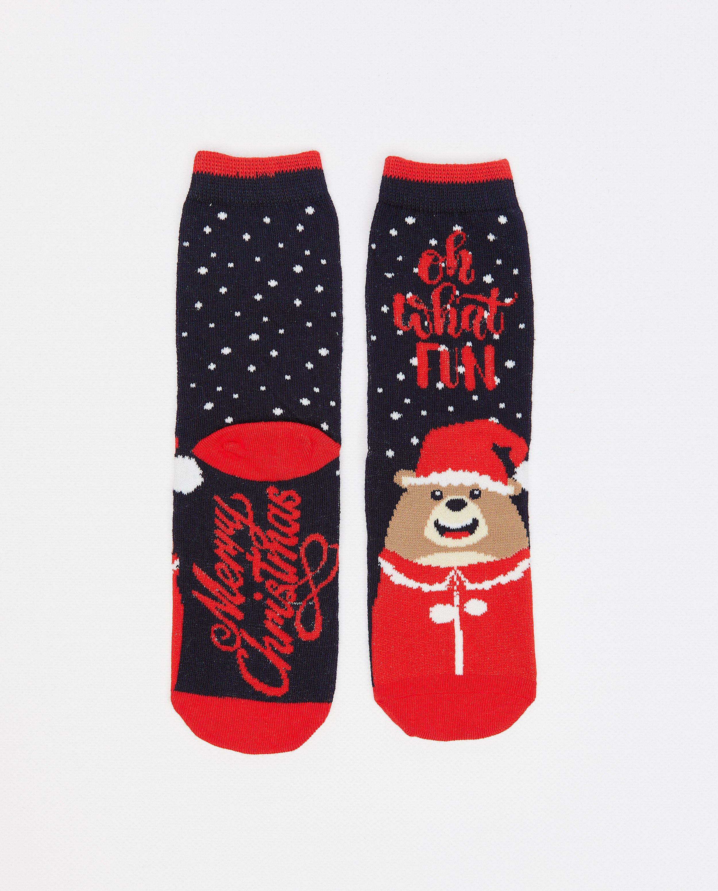 Kousen - 2-pack met kerstkousen