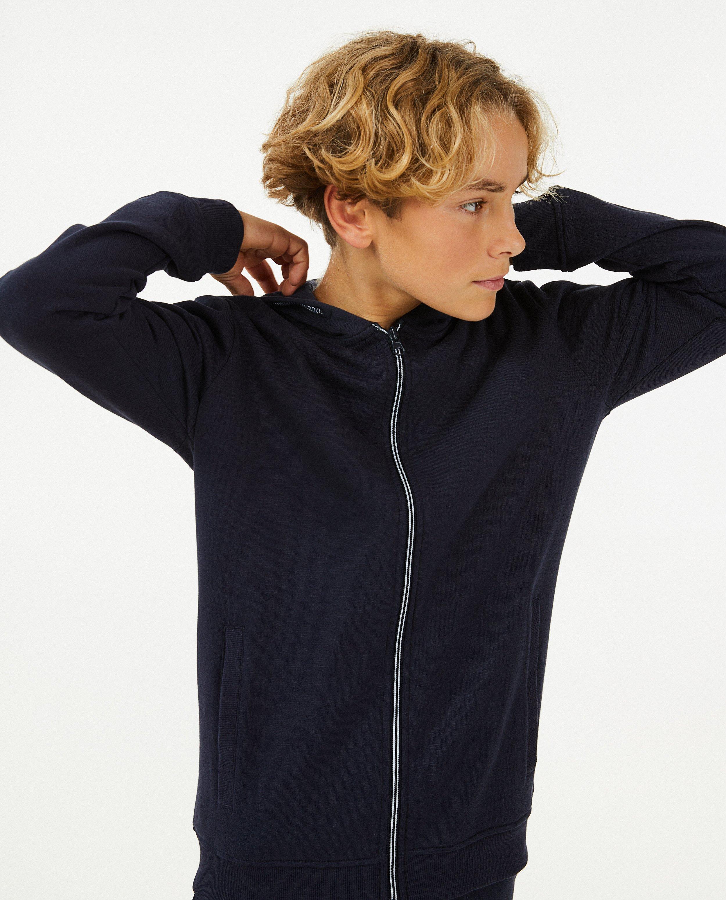 Cardigans - Gilet molletonné bleu, 7-14 ans