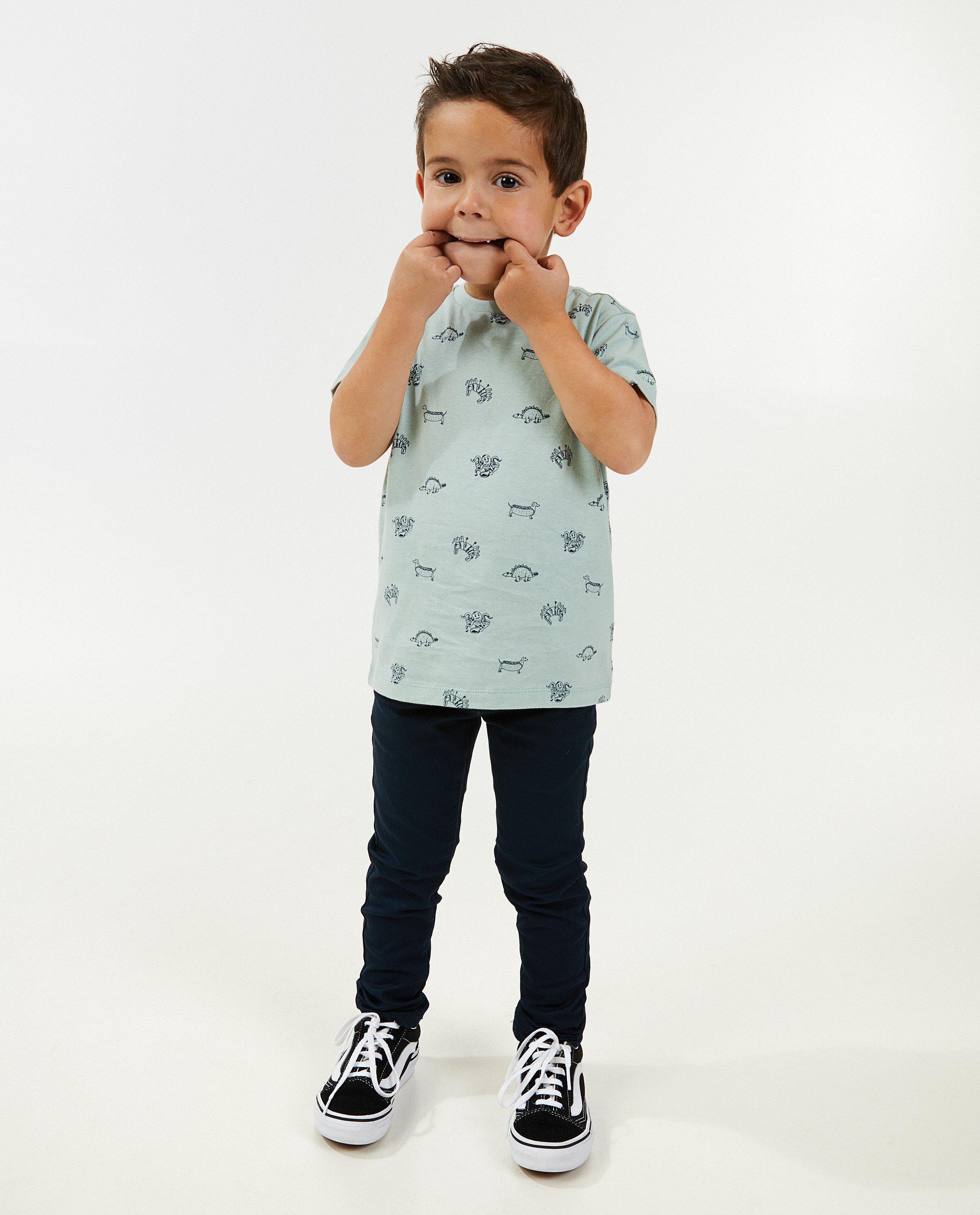 Pantalon bleu, skinny fit - null - Besties