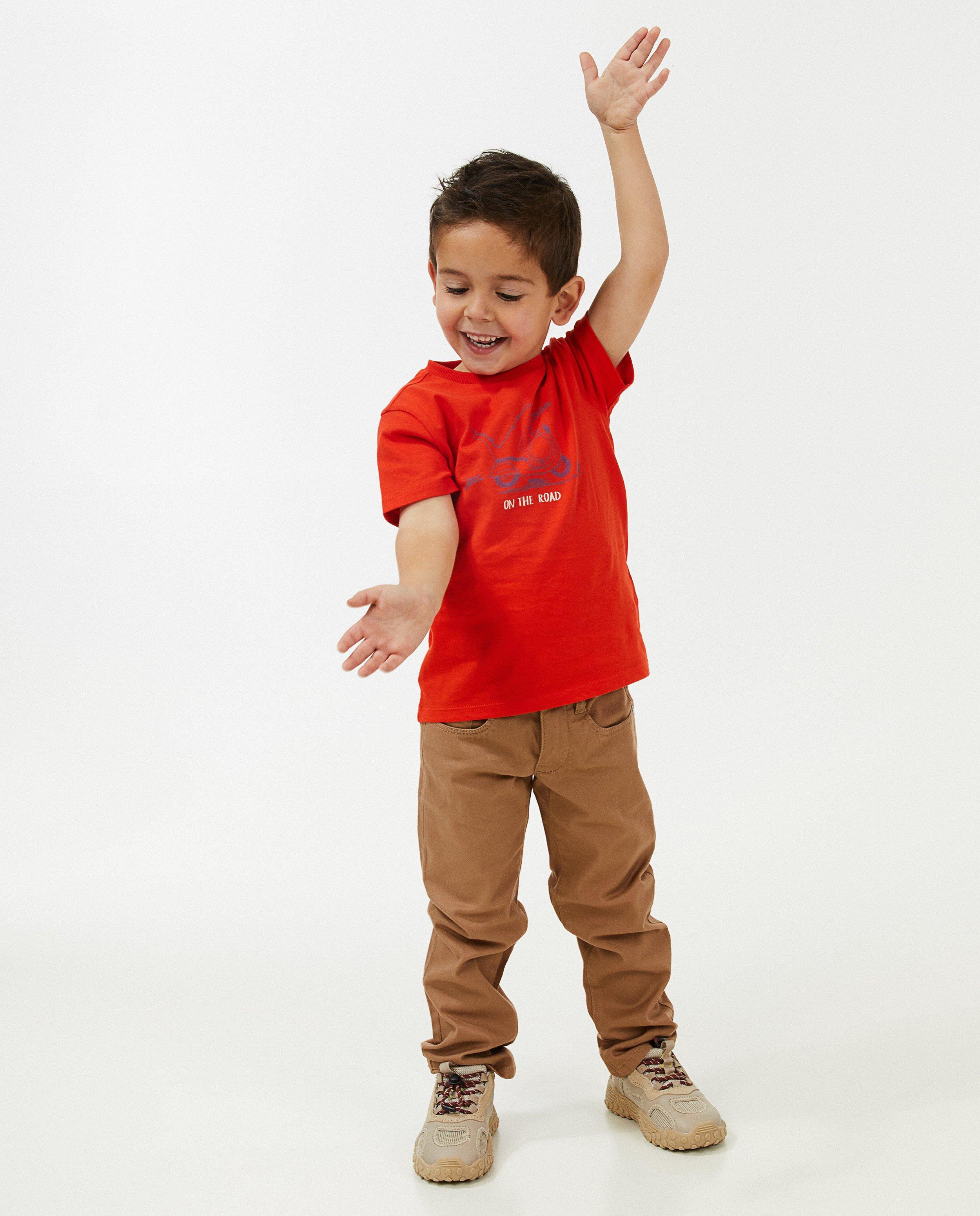 Bruine broek, slim fit - null - Besties