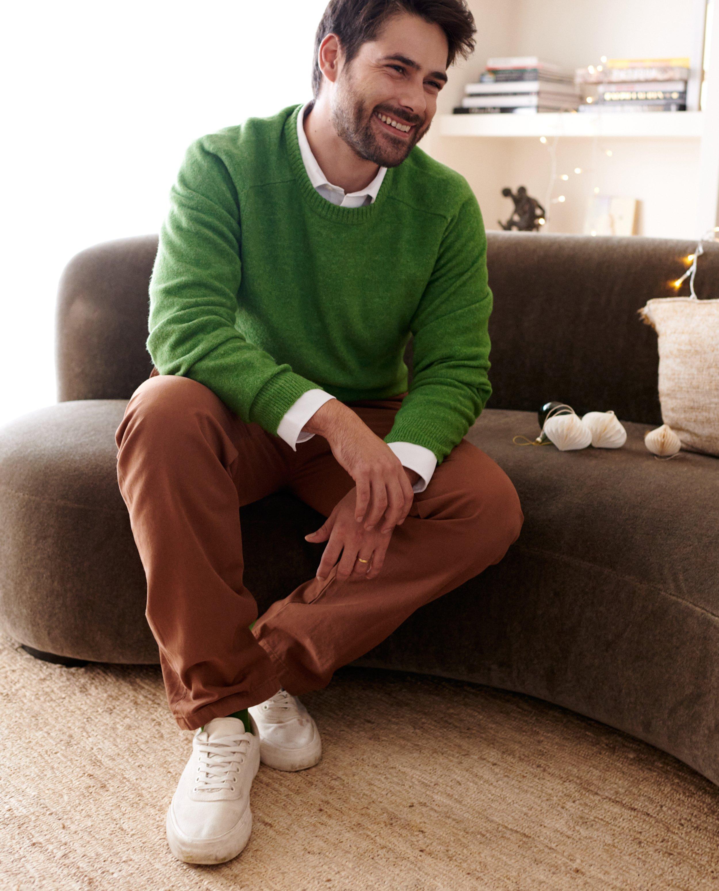 Beige chino, regular fit - null - Nanja Massy