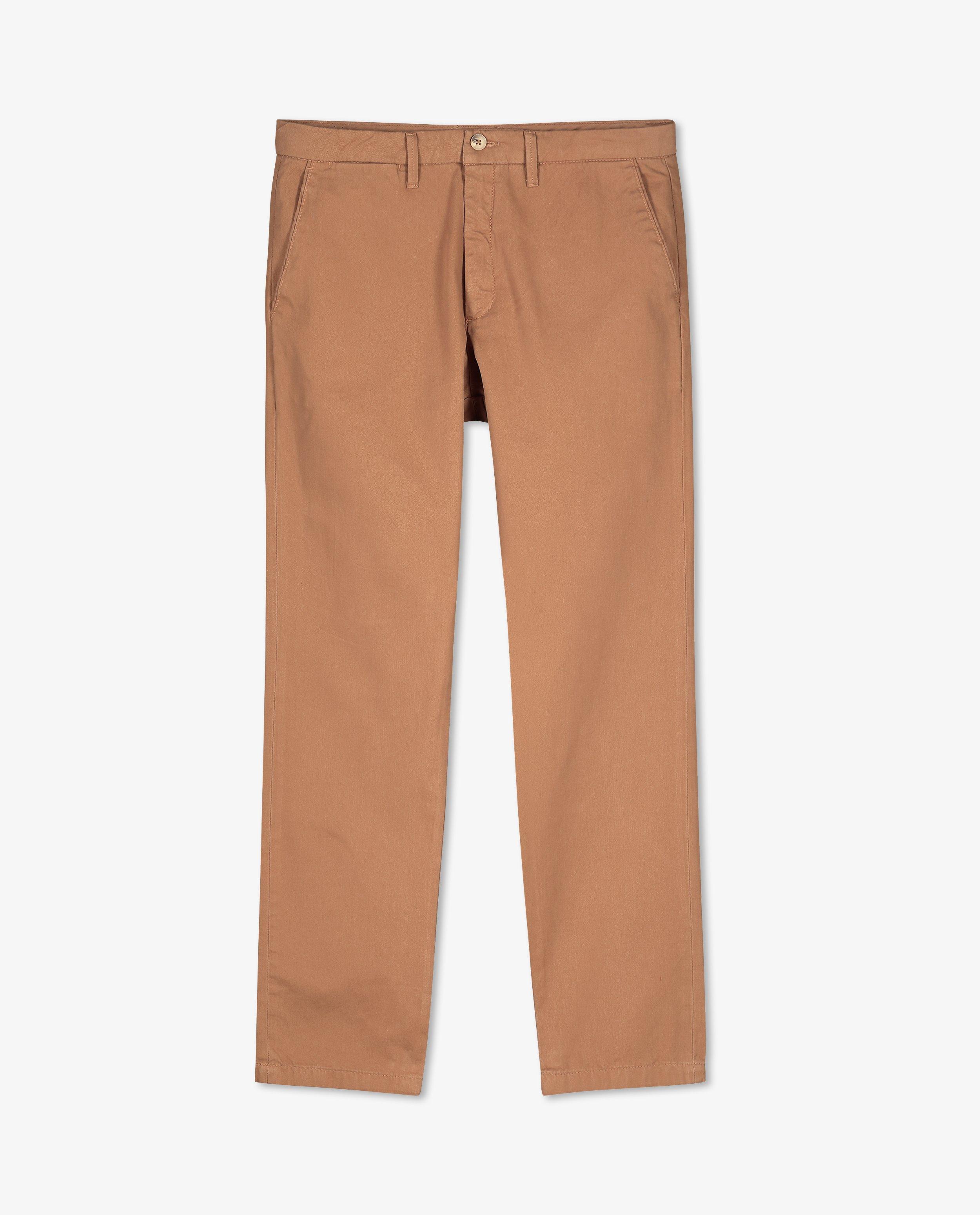 Broeken - Beige chino, regular fit
