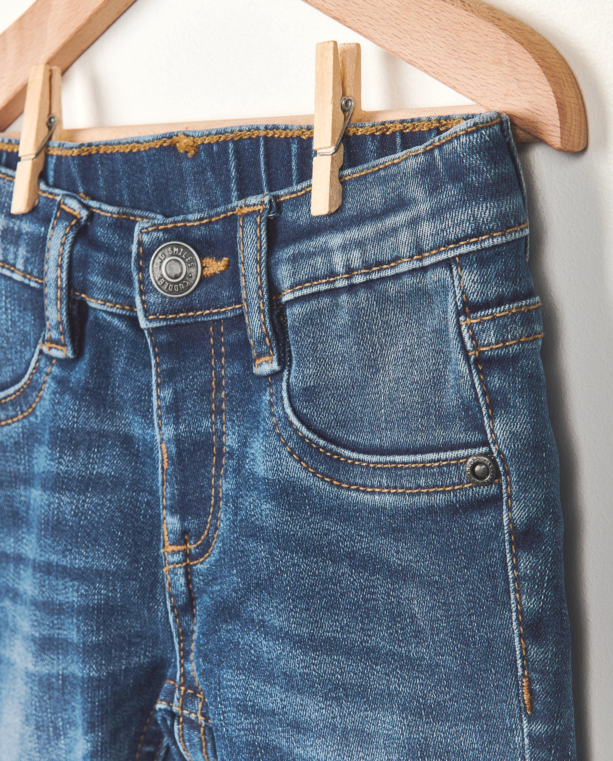 Jeans - Jeans bleu, coupe skinny