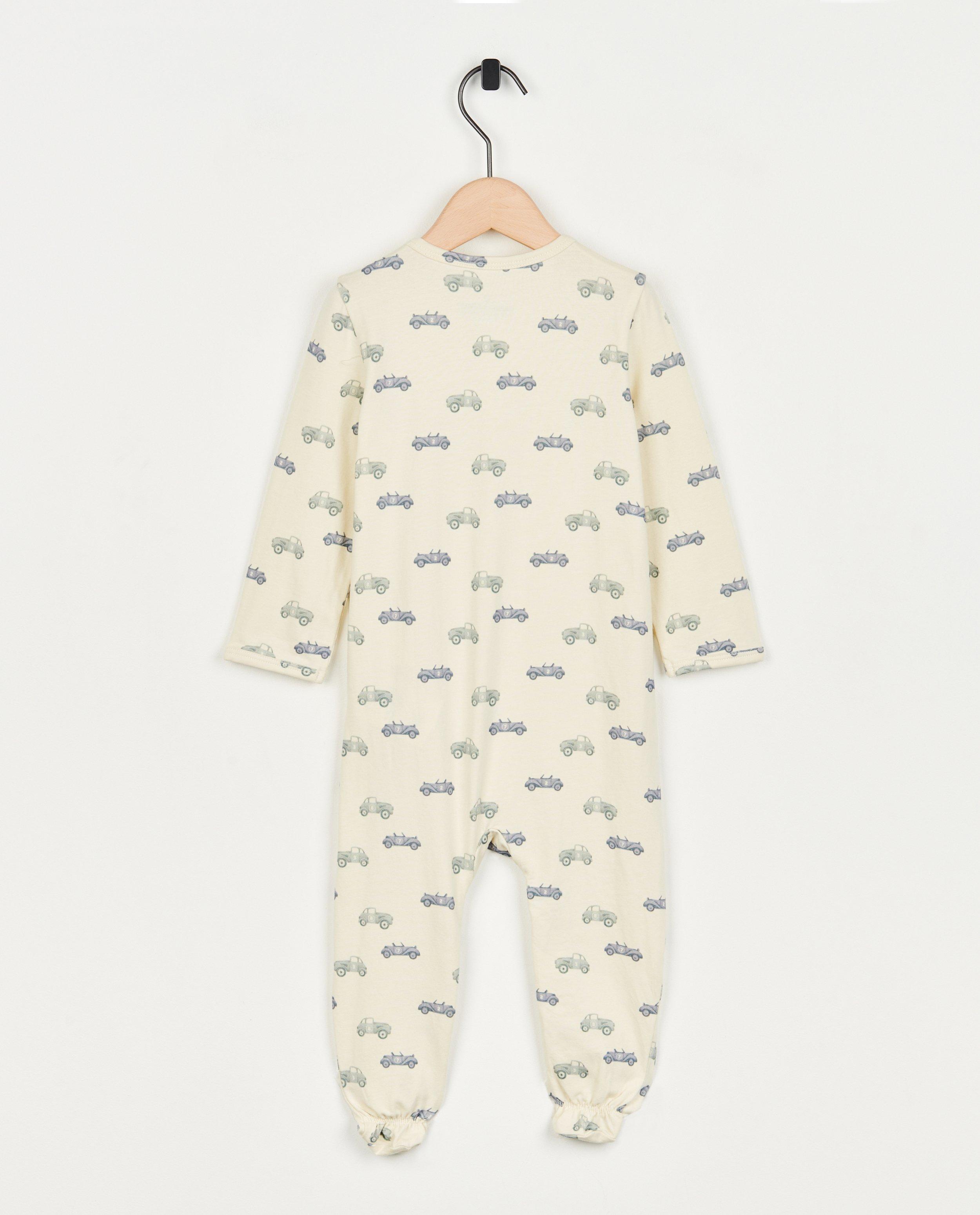 Nachtkleding - Offwhite pyjama met print