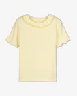 T-shirts - Top côtelé avec des ruches