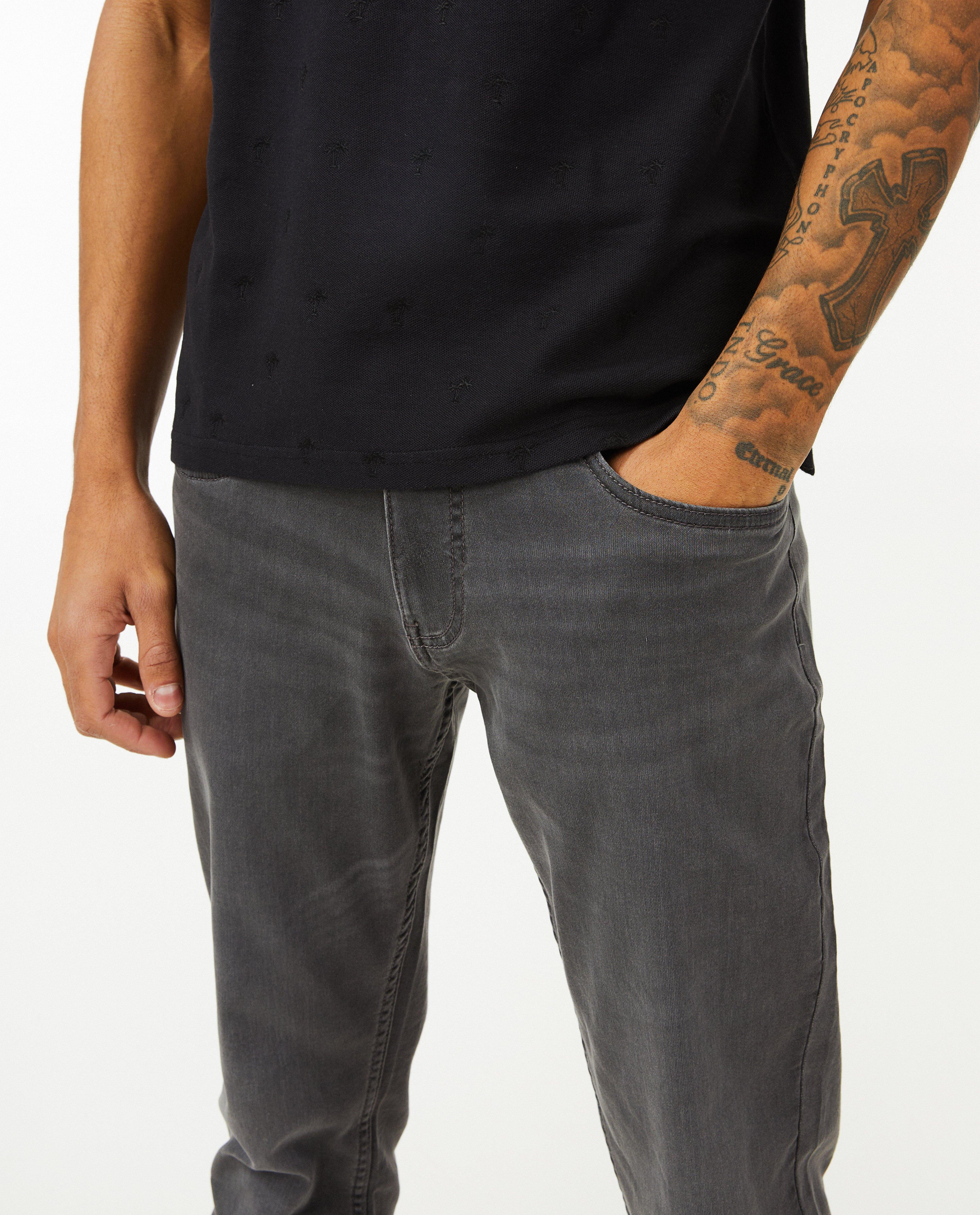 Jeans - Grijze jeans, skinny fit