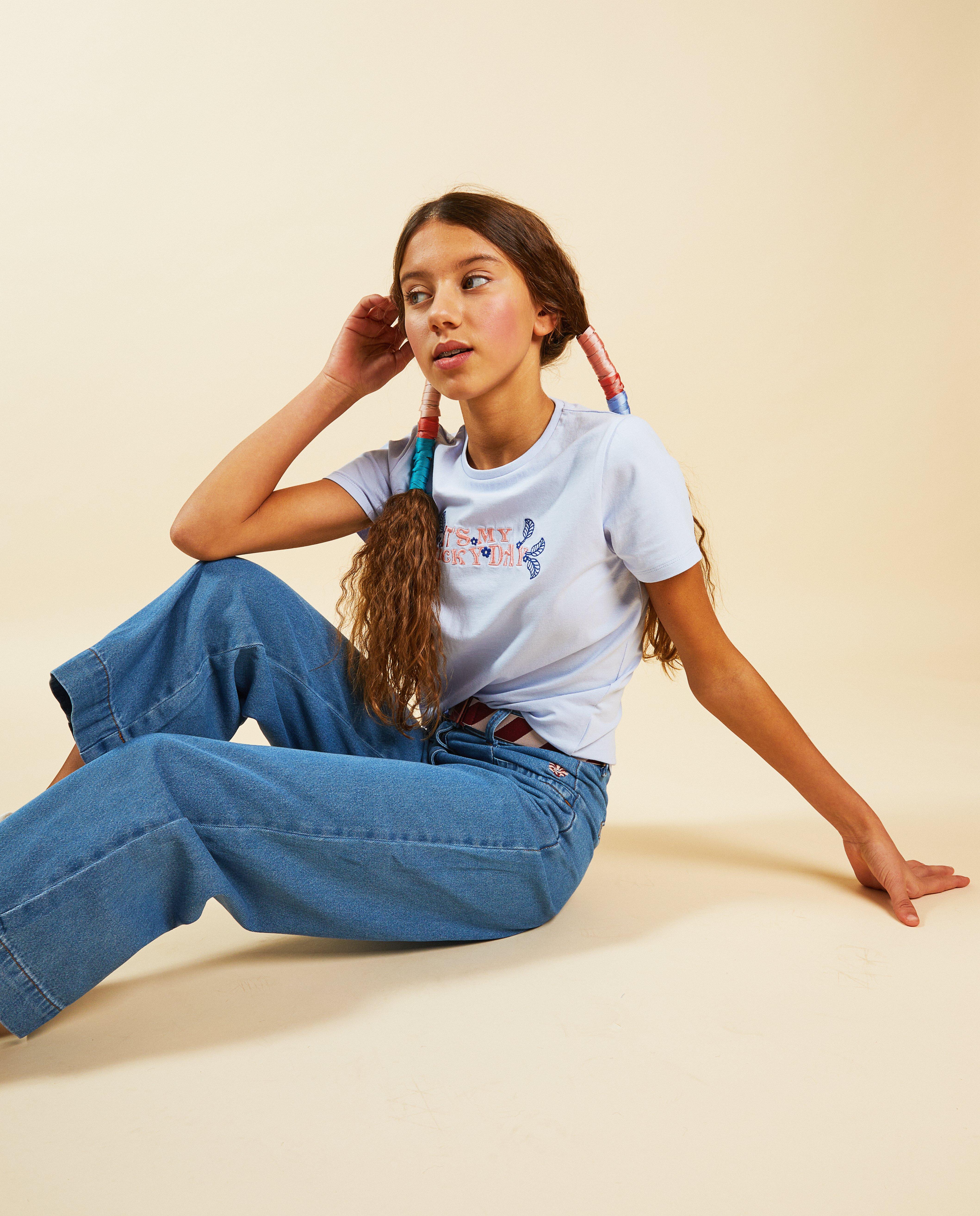 T-shirt met print, Communie - null - Milla Star
