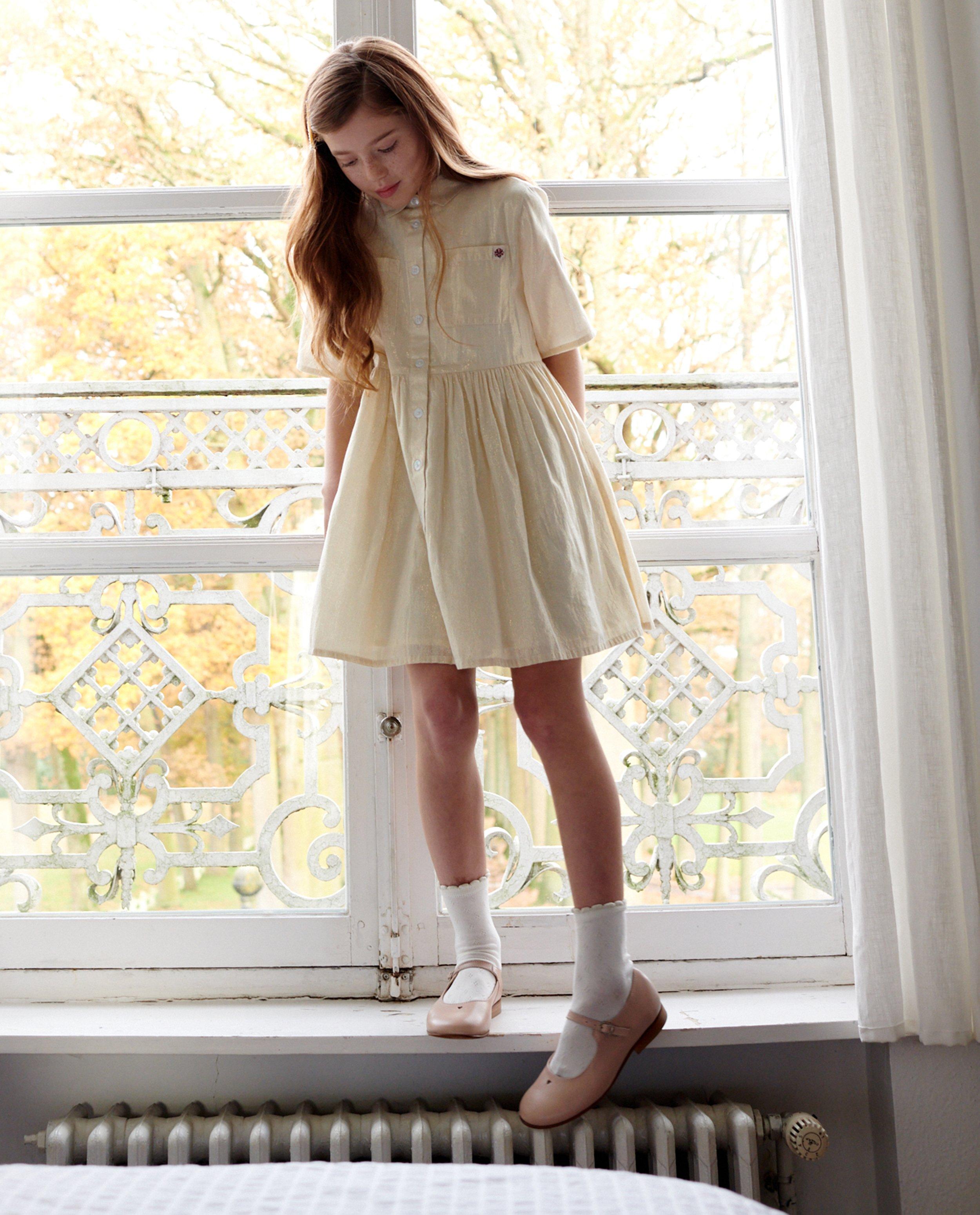 Robe à fil métallisé, Communion - null - Milla Star