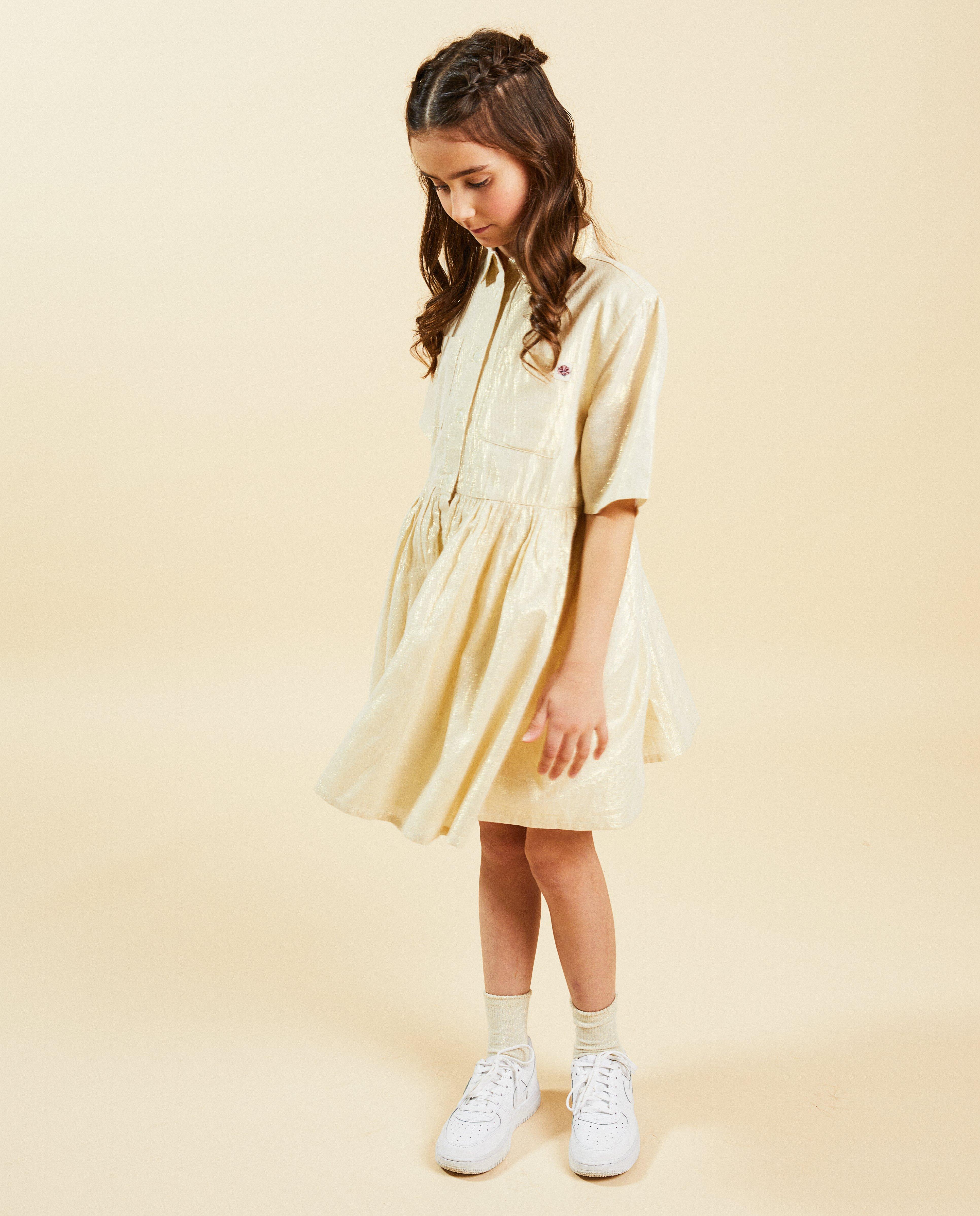 Robes - Robe à fil métallisé, Communion