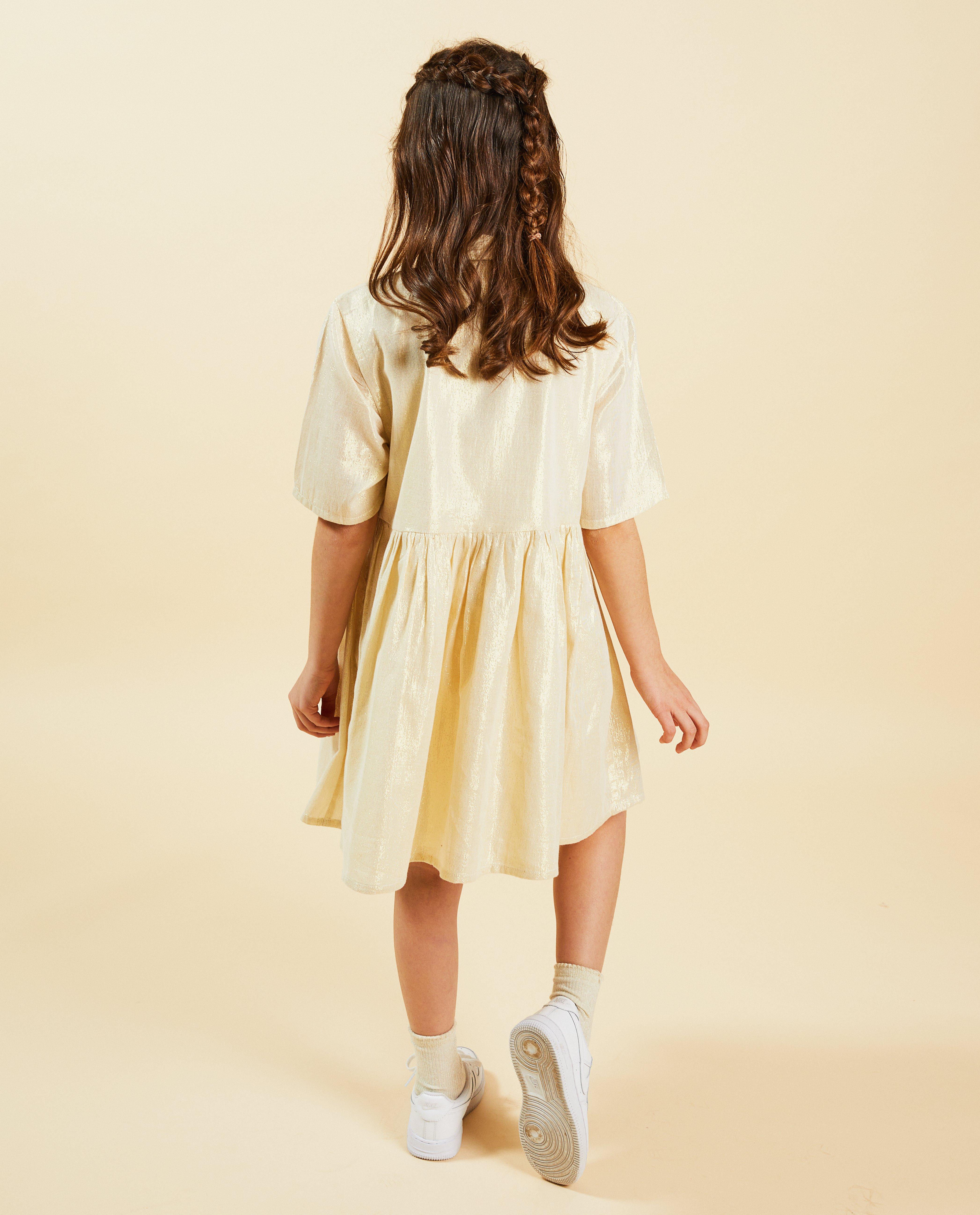 Robes - Robe à fil métallisé, Communion