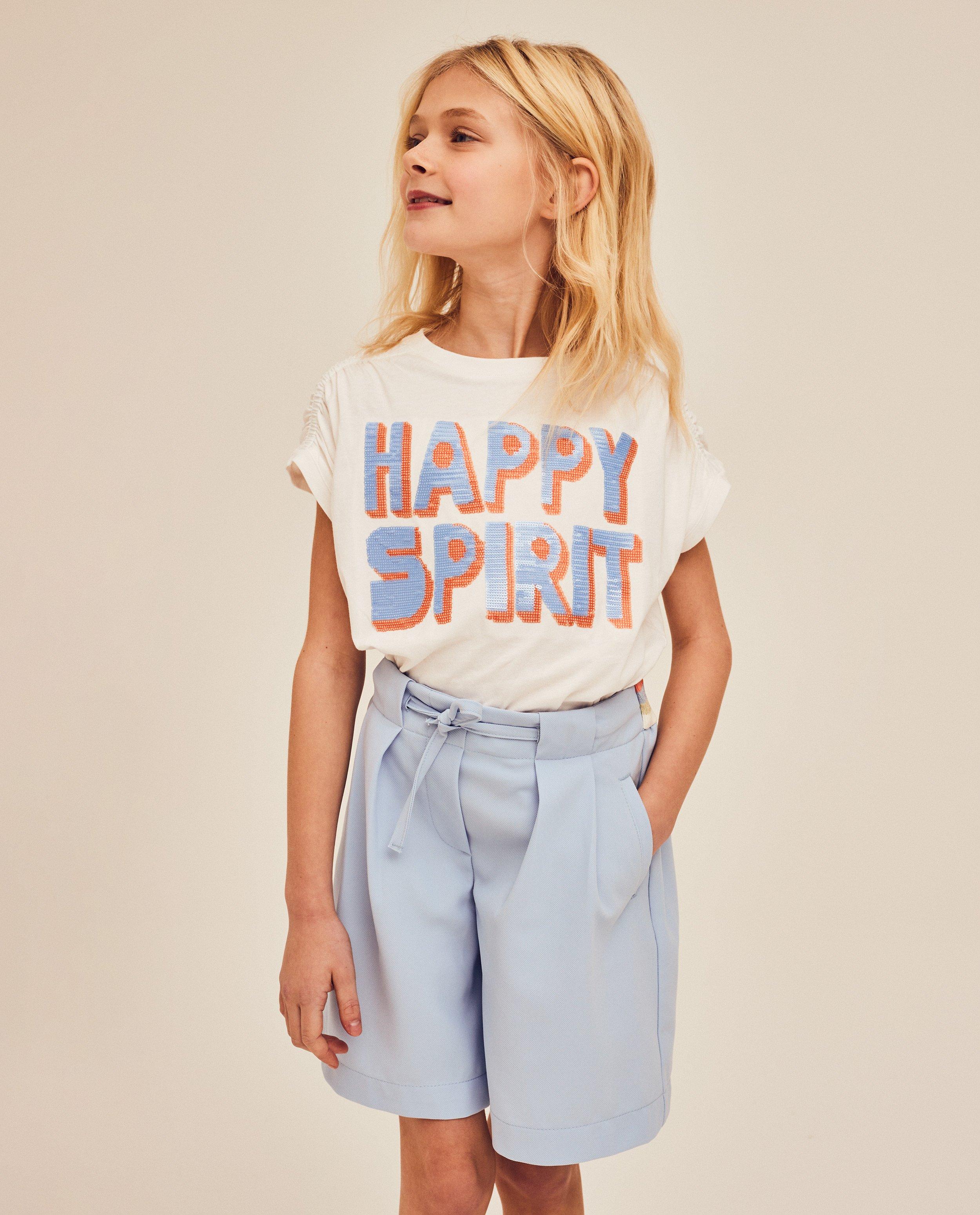 T-shirt met pailletten, Communie - null - CKS
