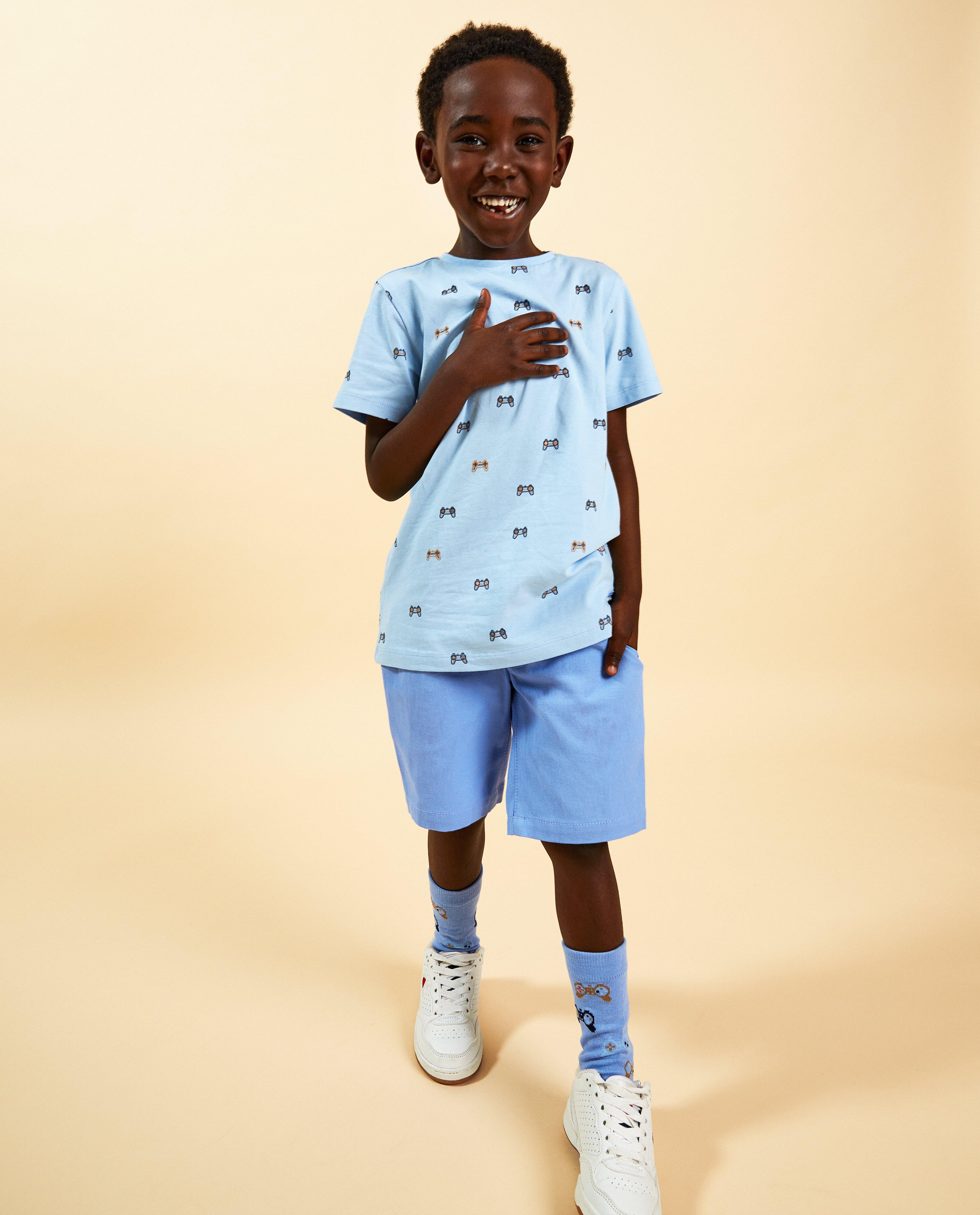 T-shirt bleu clair, Communion - null - Fish & Chips
