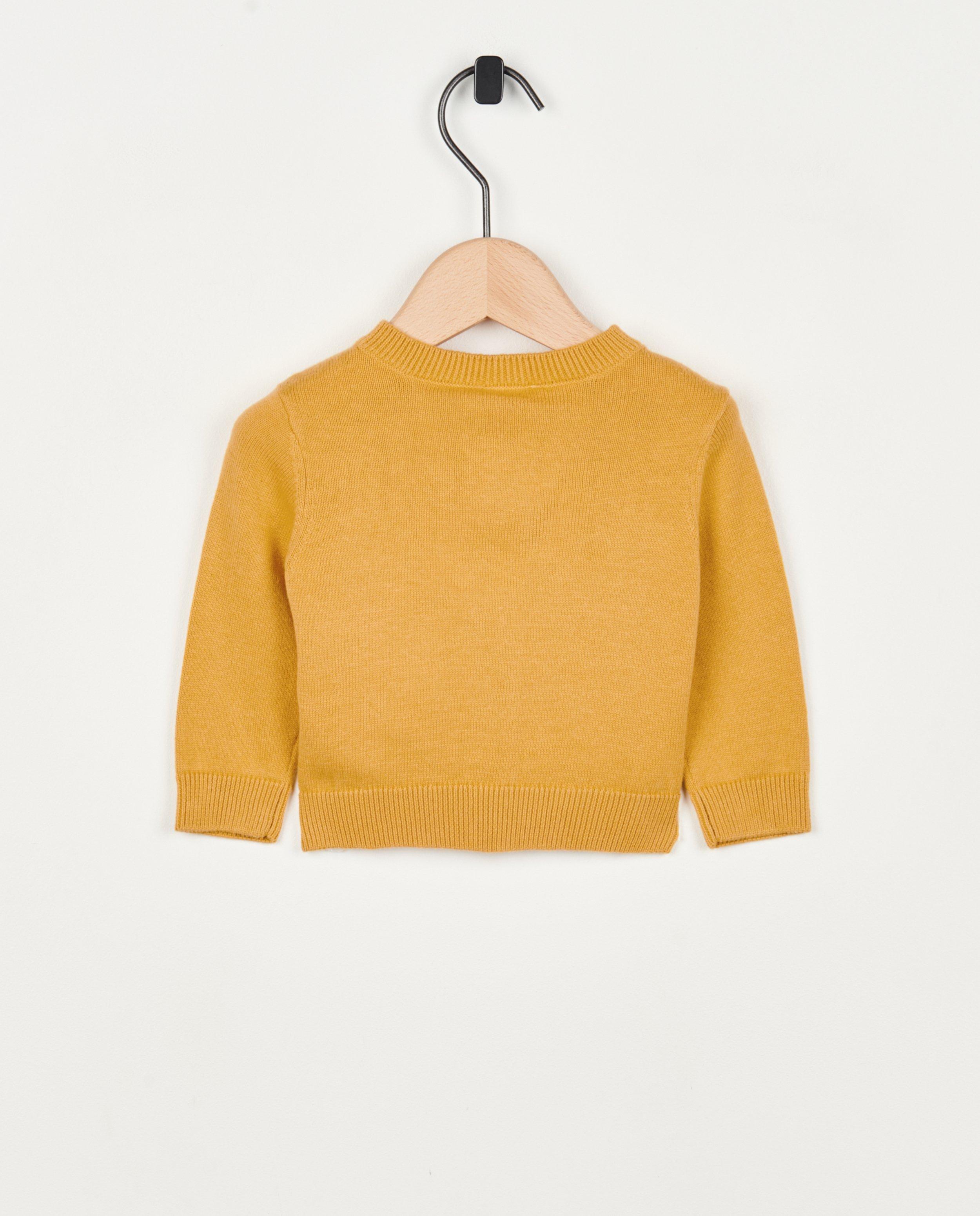 Cardigans - Cardigan jaune à fleurs
