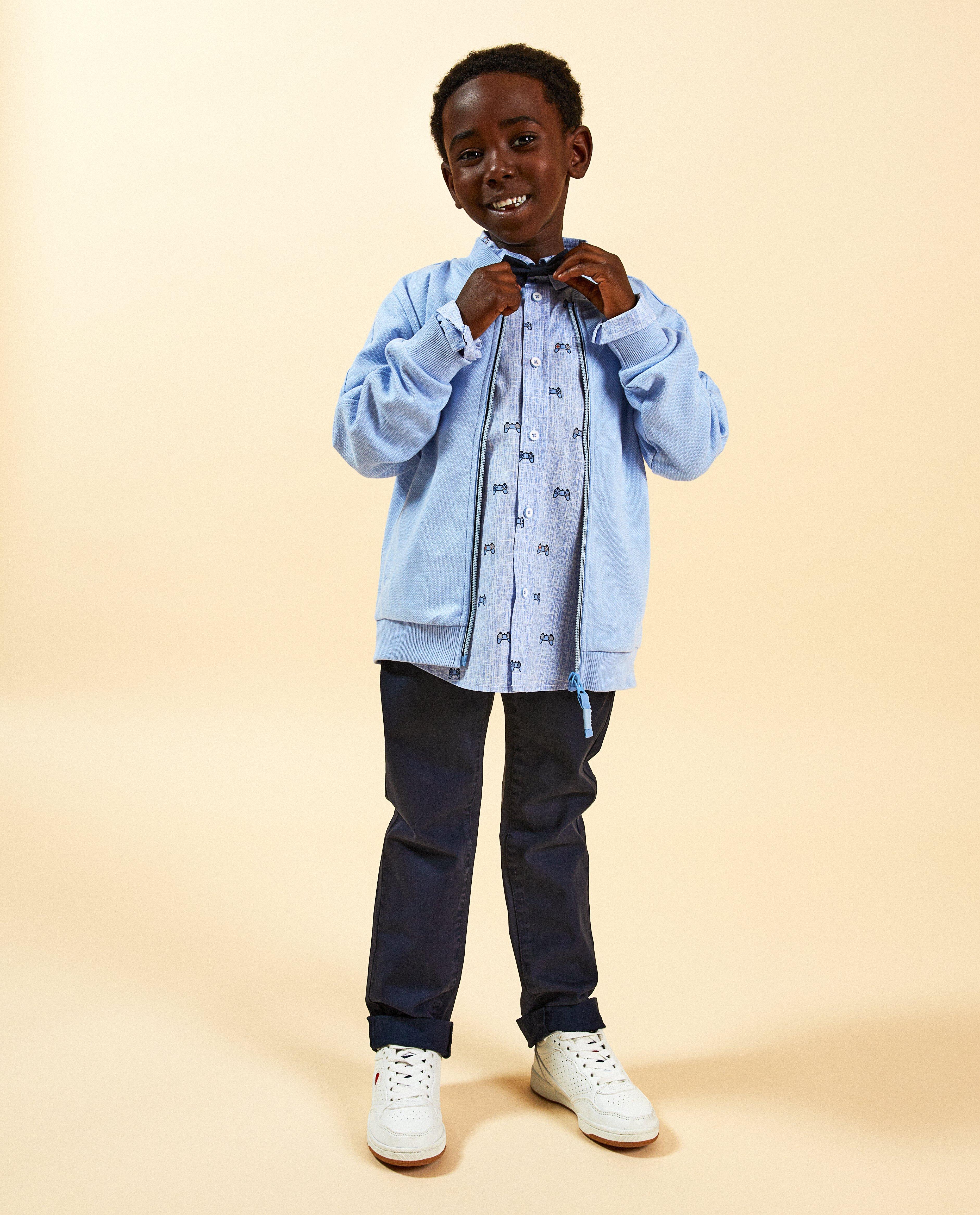 Cardigan bleu clair - null - Fish & Chips