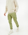 Pantalons - Pantalon vert, coupe cargo