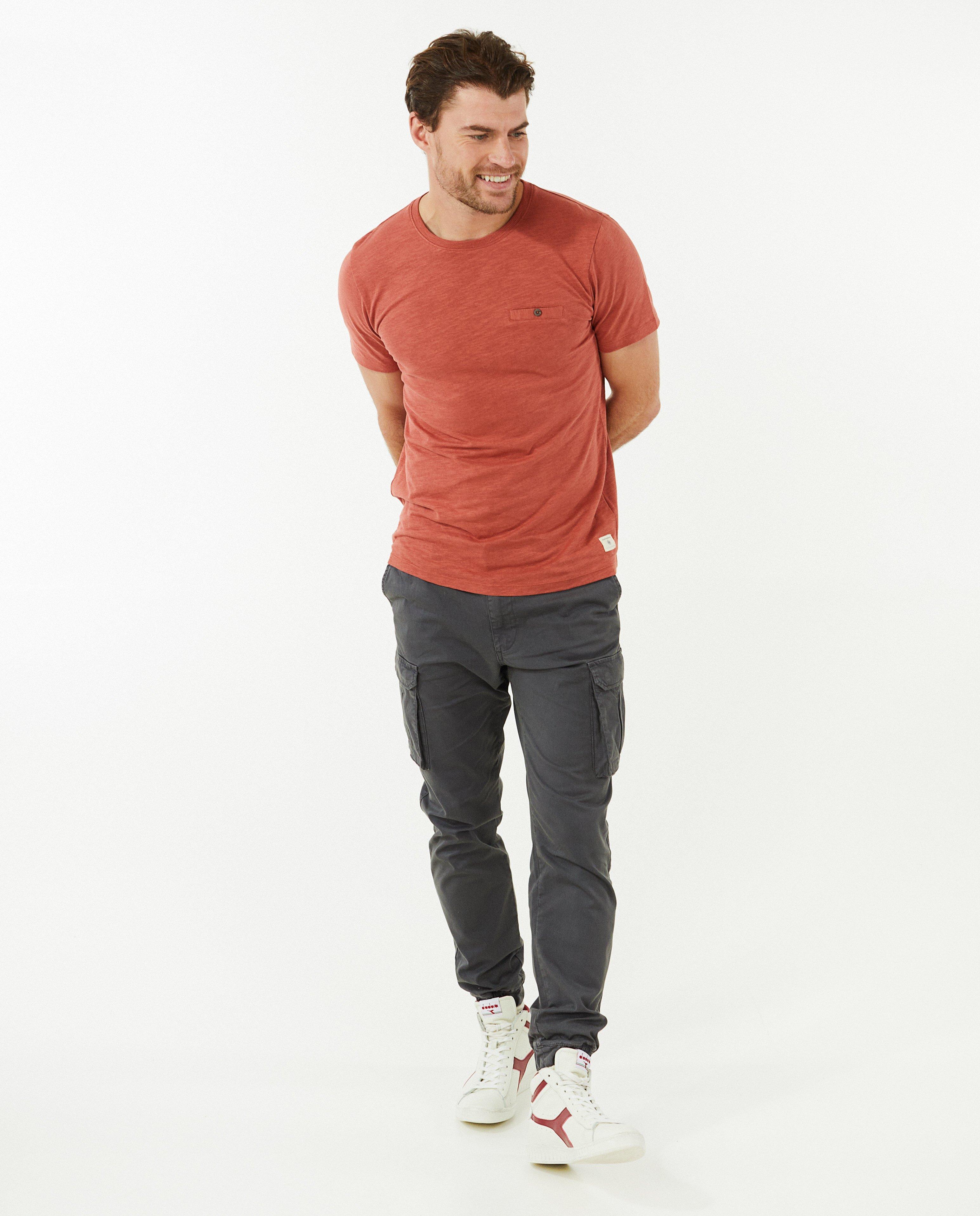 Pantalon gris, coupe cargo - null - Iveo