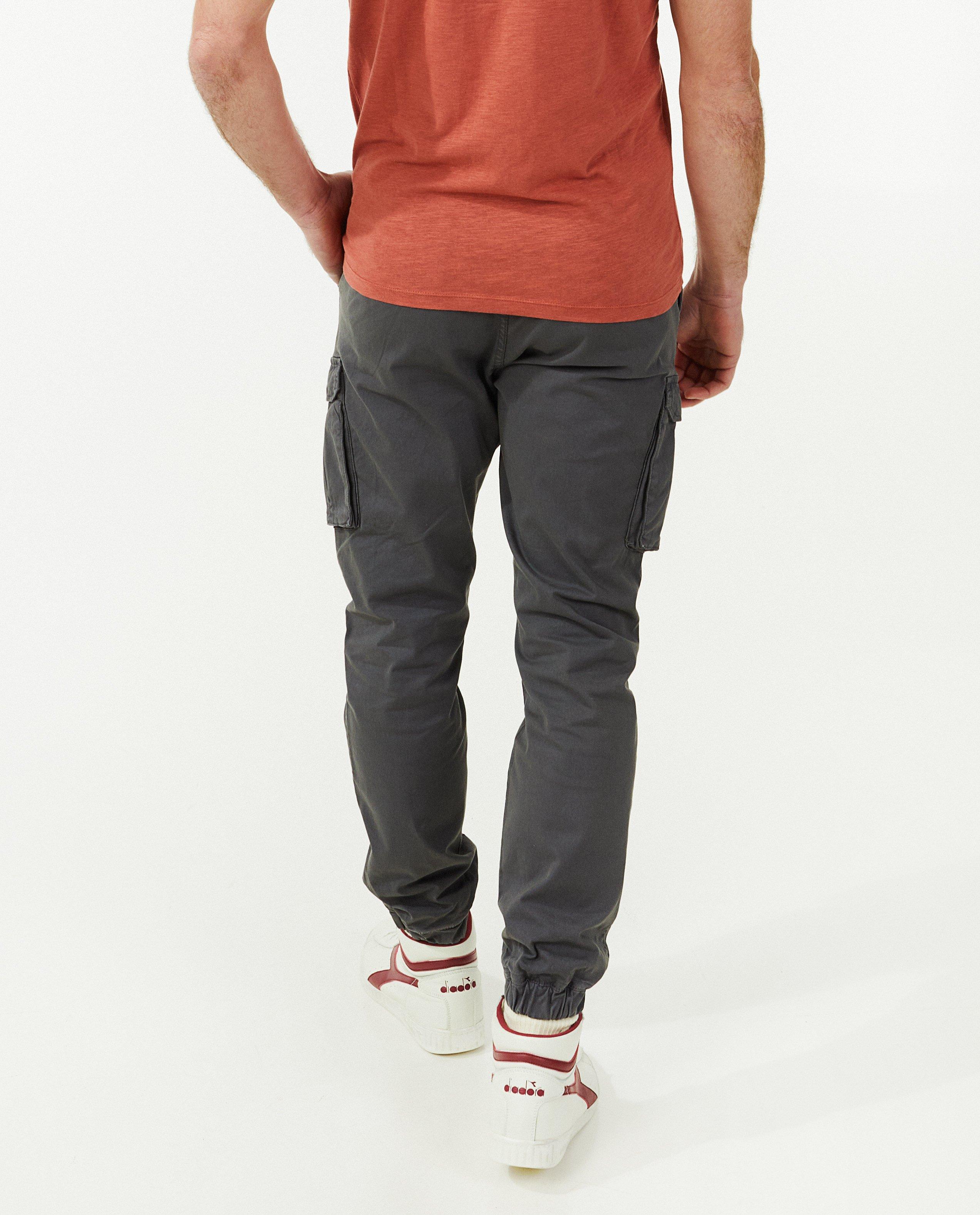 Pantalons - Pantalon vert, coupe cargo