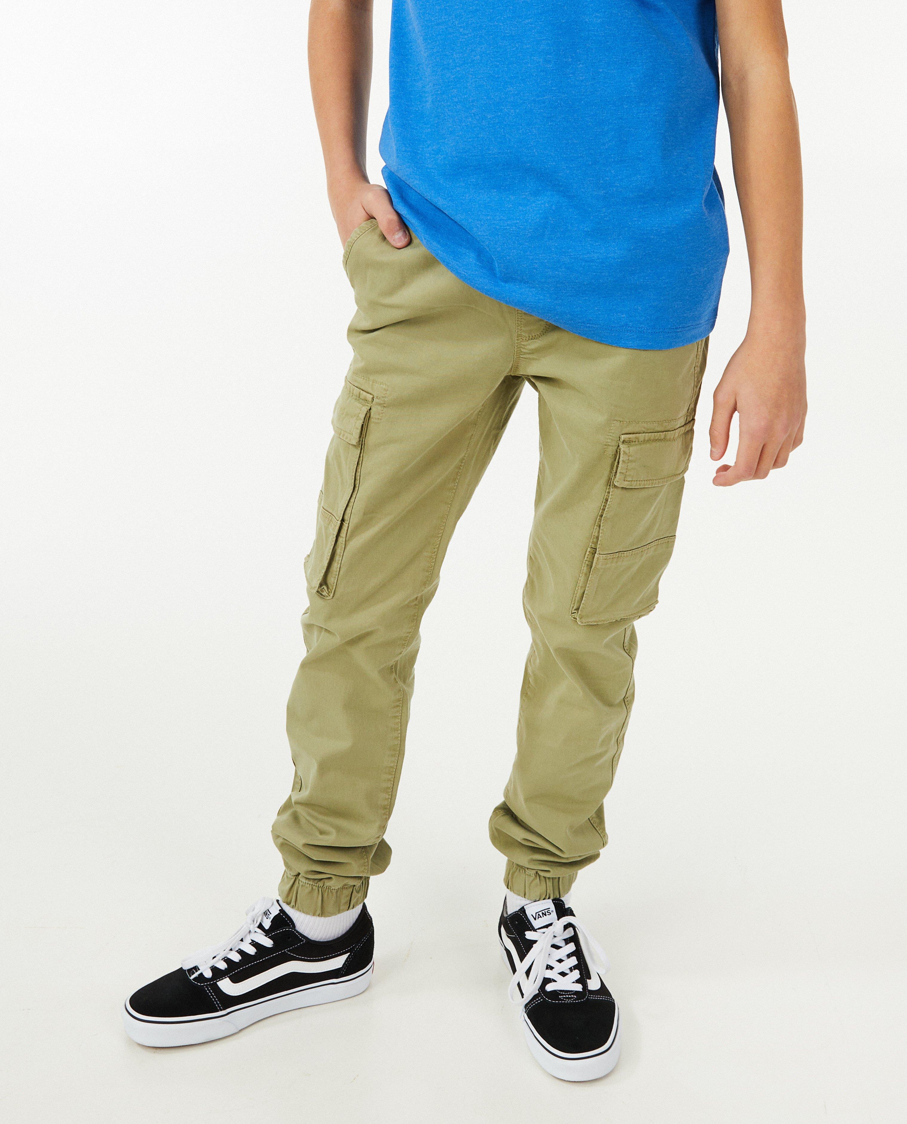Pantalons - Pantalon, coupe cargo, 7-14 ans