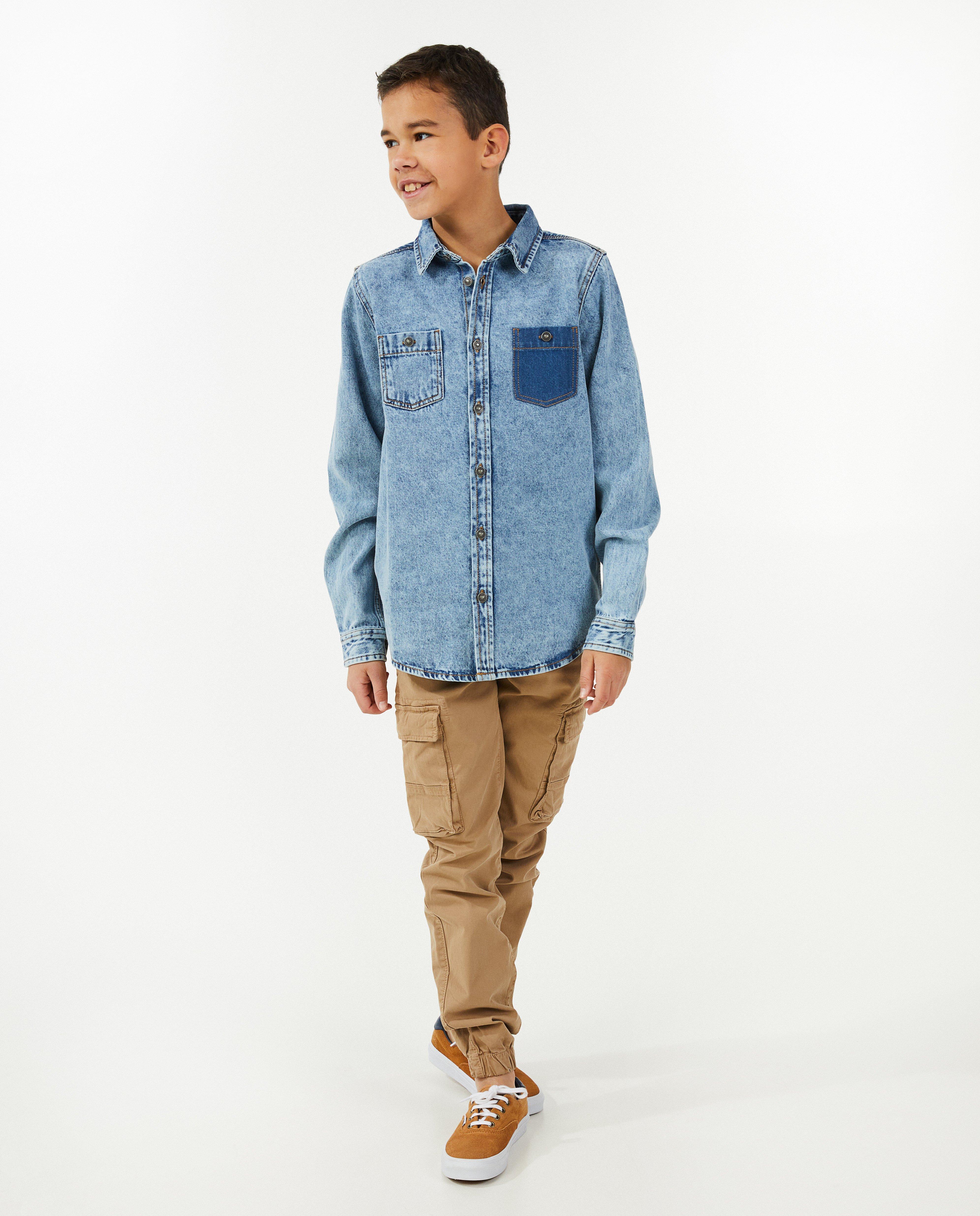 Pantalon, coupe cargo, 7-14 ans - null - Fish & Chips
