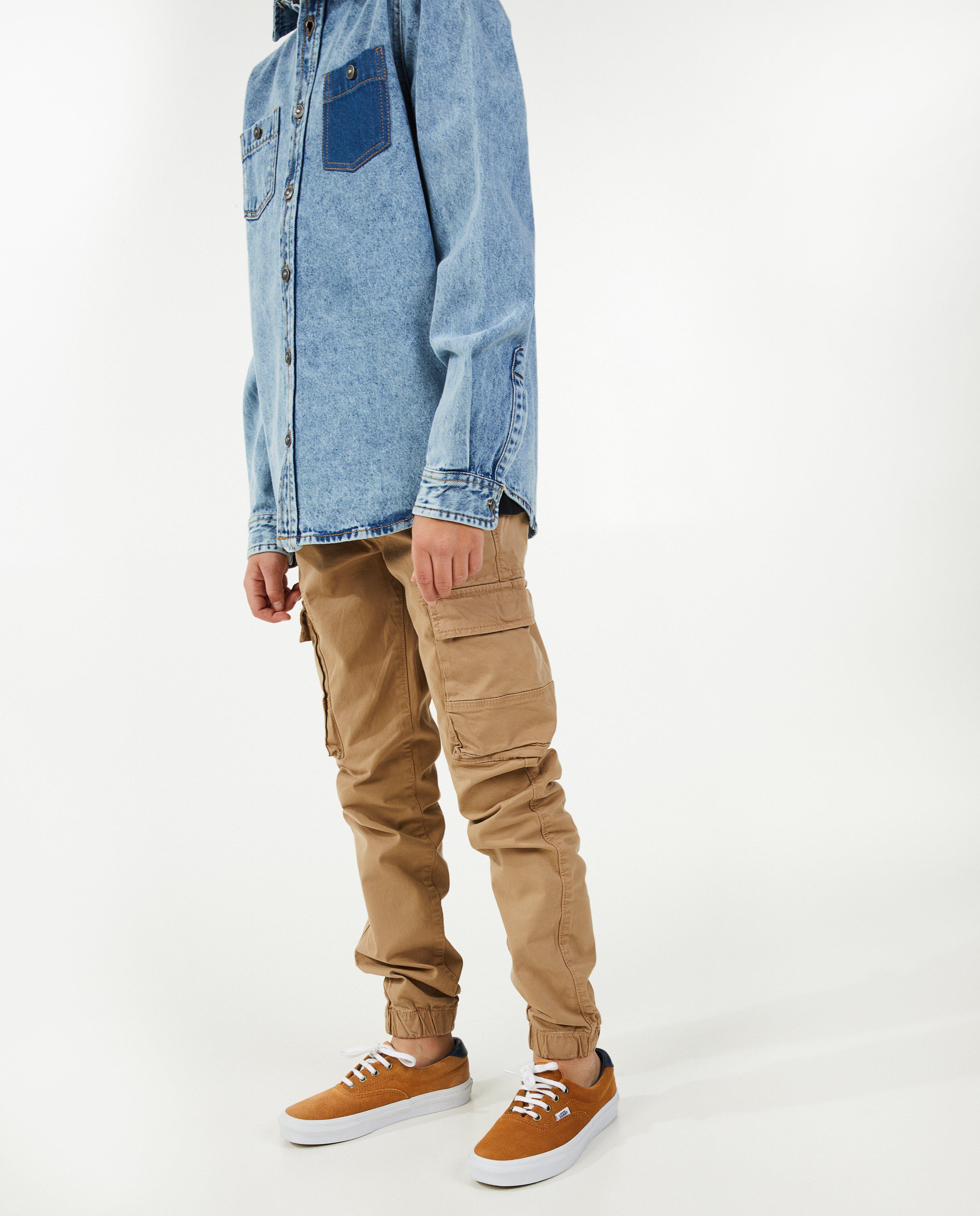 Pantalons - Pantalon, coupe cargo, 7-14 ans
