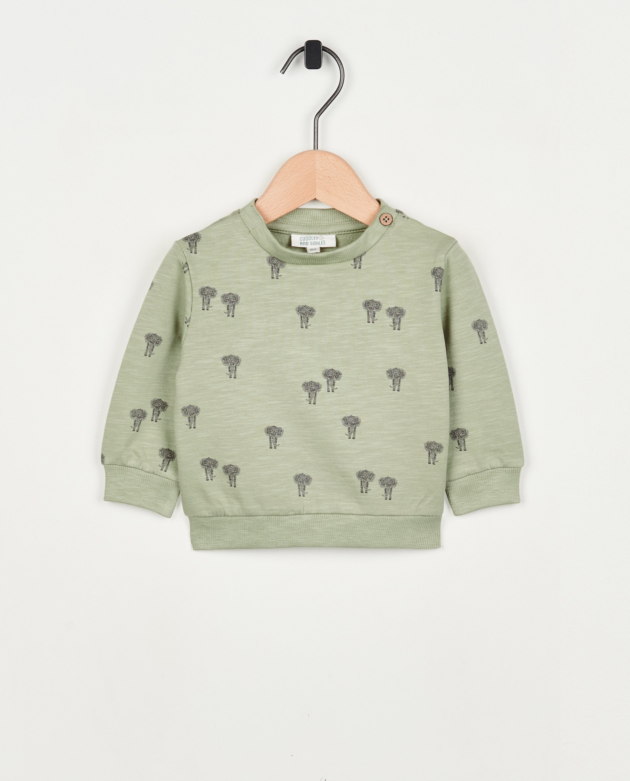 Groene sweater - null - Newborn 50-68