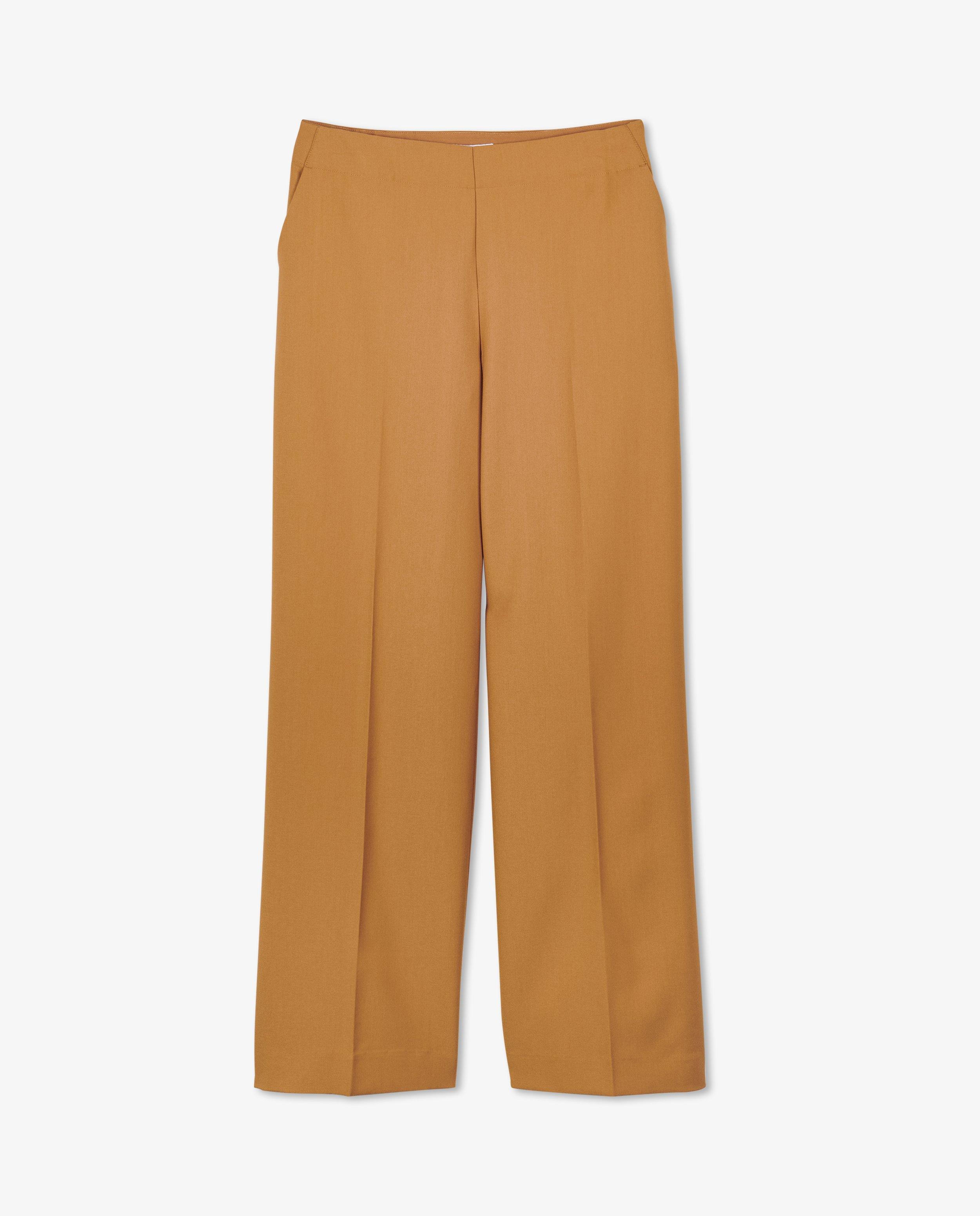 Pantalons - Pantalon brun, coupe habillée