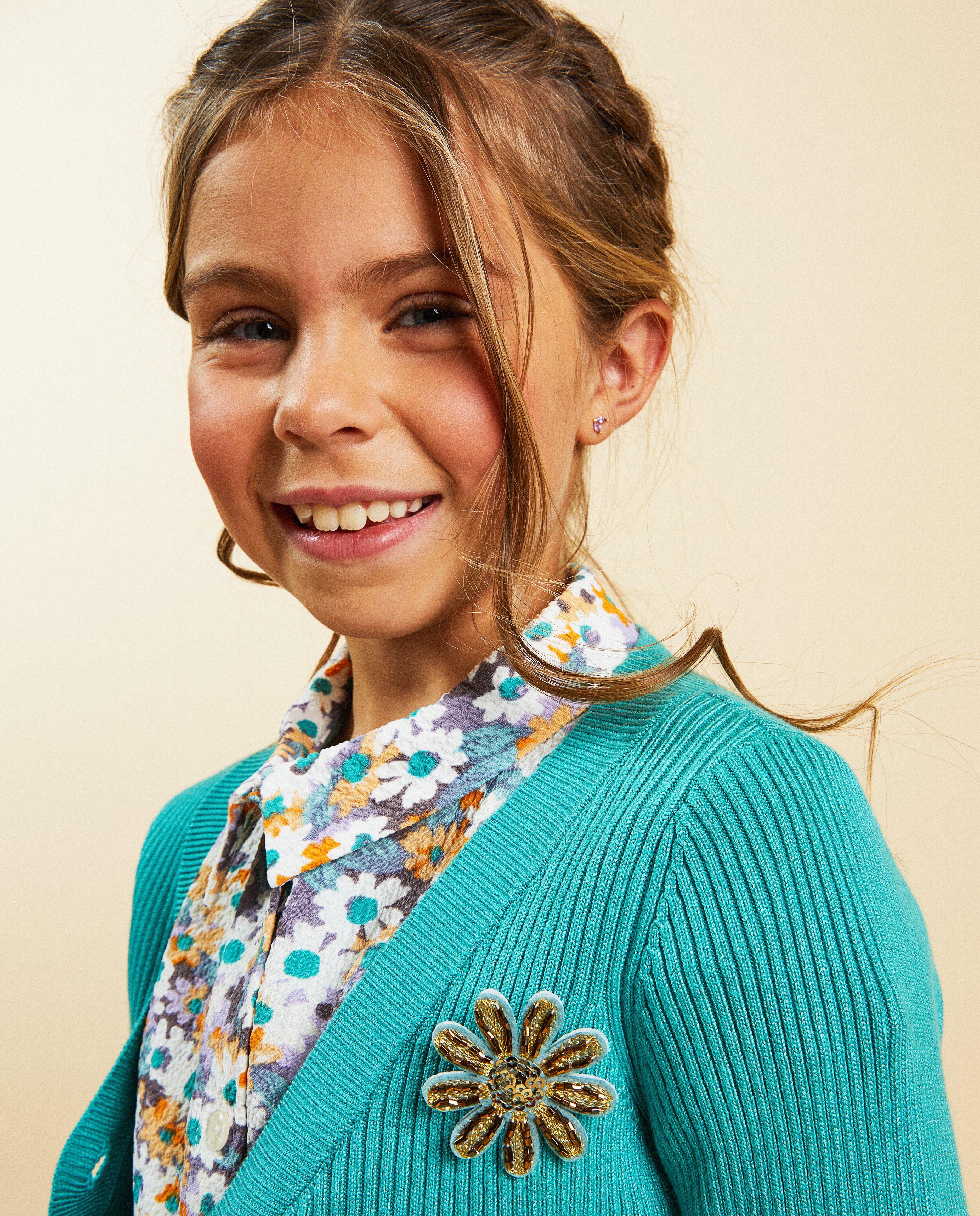 Cardigans - Cardigan bleu-vert