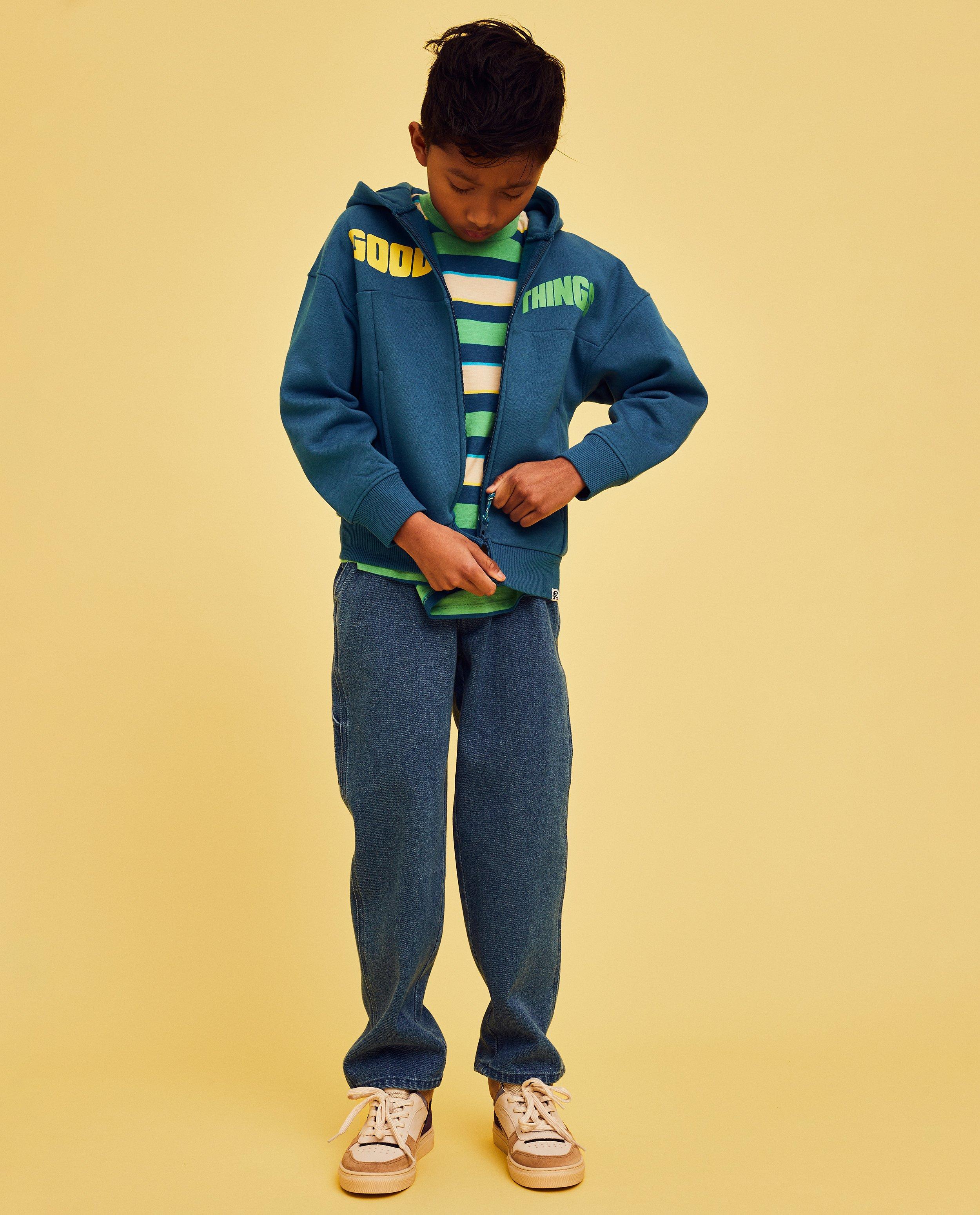 Blauw sweatvest, Communie - Product Detail - blauw - afbeelding nummer 1