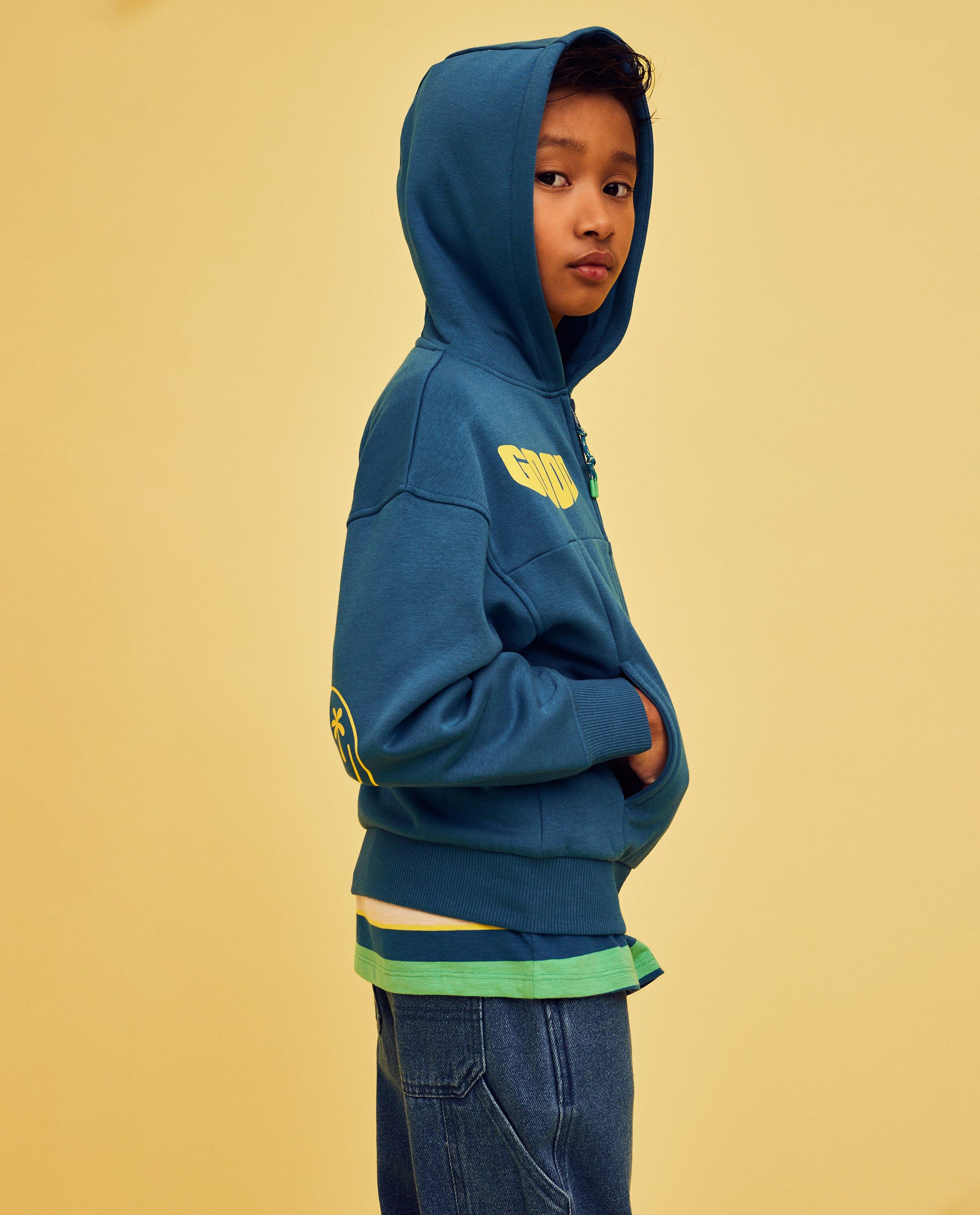 Blauw sweatvest, Communie - Product Detail - blauw - afbeelding nummer 2