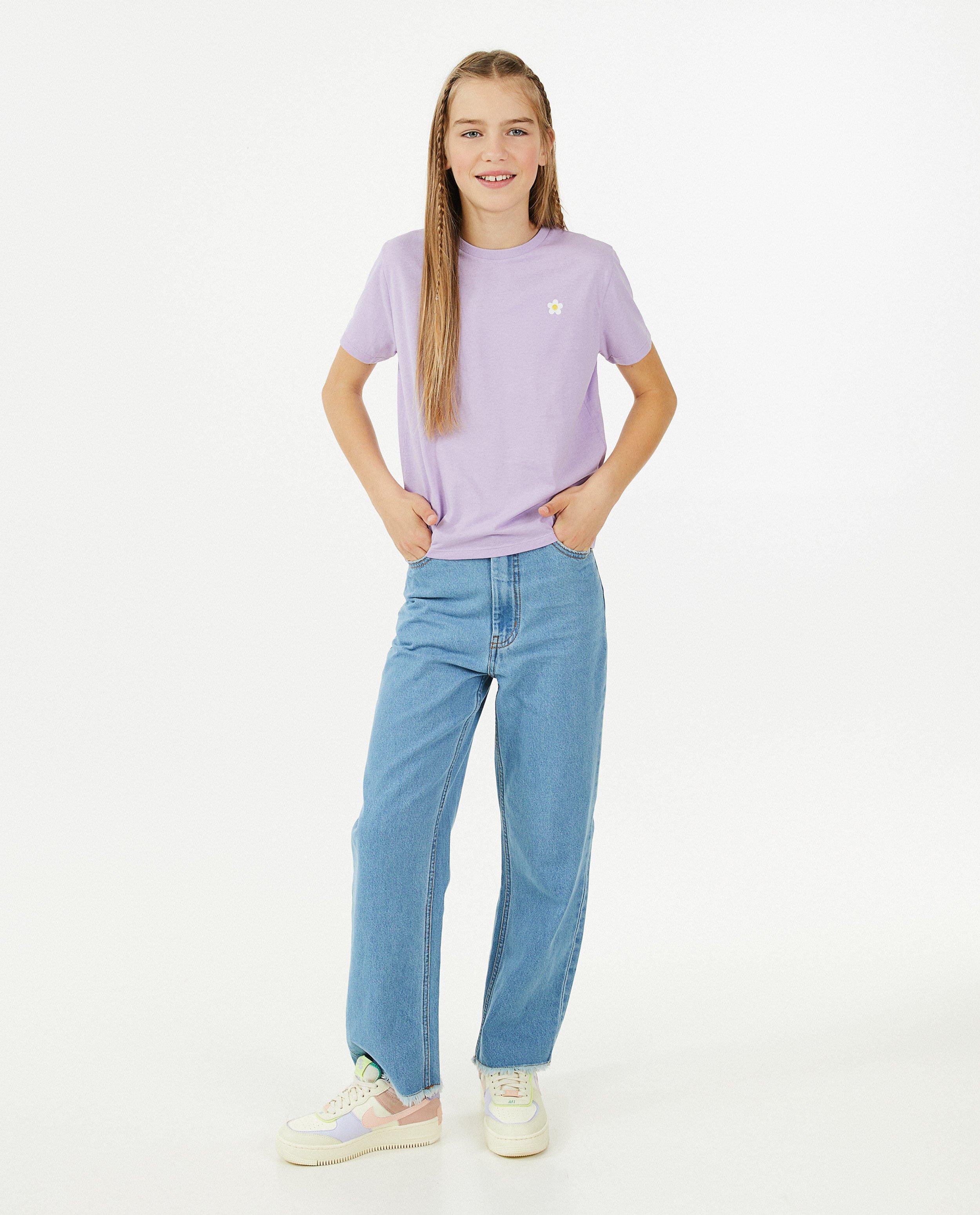 T-shirt met bloemetje - null - Besties