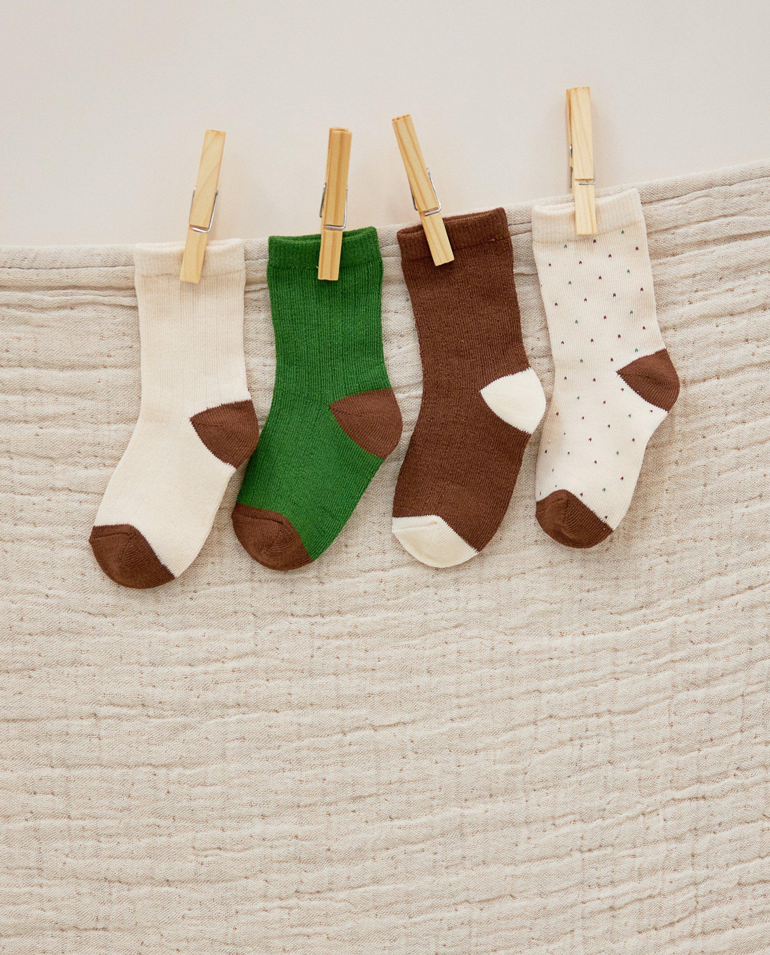Lot de 4 paires de chaussettes, 2-7 ans - null - Nanja Massy